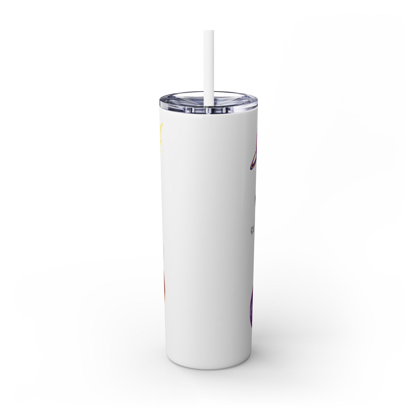 Explore Space Skinny Tumbler with Straw - 20oz Astronaut Design