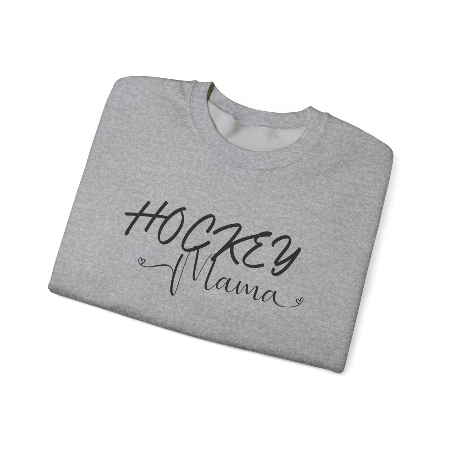 Hockey Mama Crewneck Sweatshirt - Cozy Unisex Pullover for Hockey Lovers