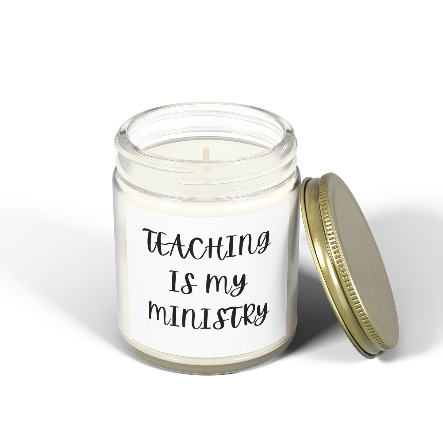 Teaching is My Ministry Scented Candles - Coconut Apricot Wax (4oz, 9oz)