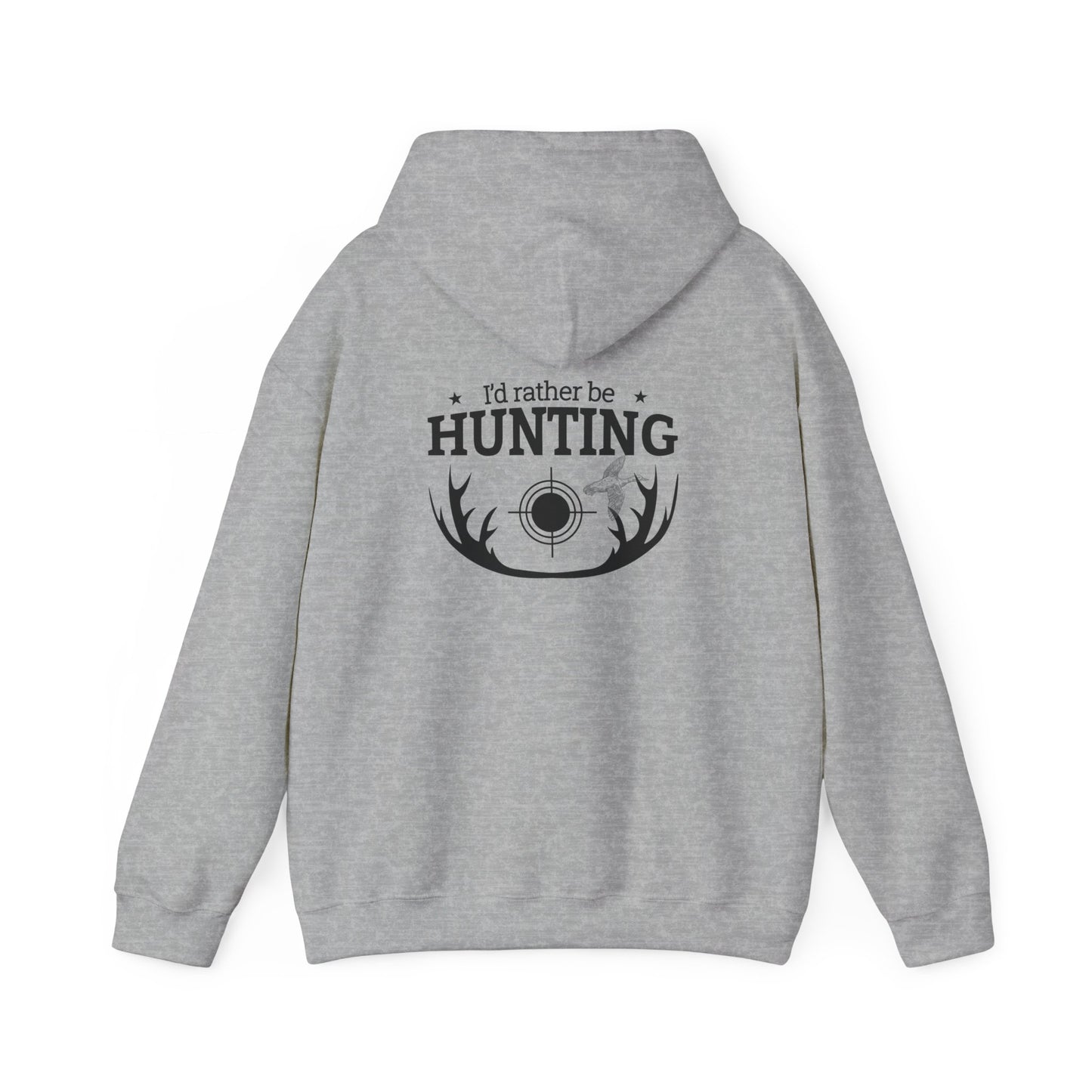 I'd Rather Be Hunting Unisex Heavy Blend Hoodie - Comfortable Outdoor Apparel