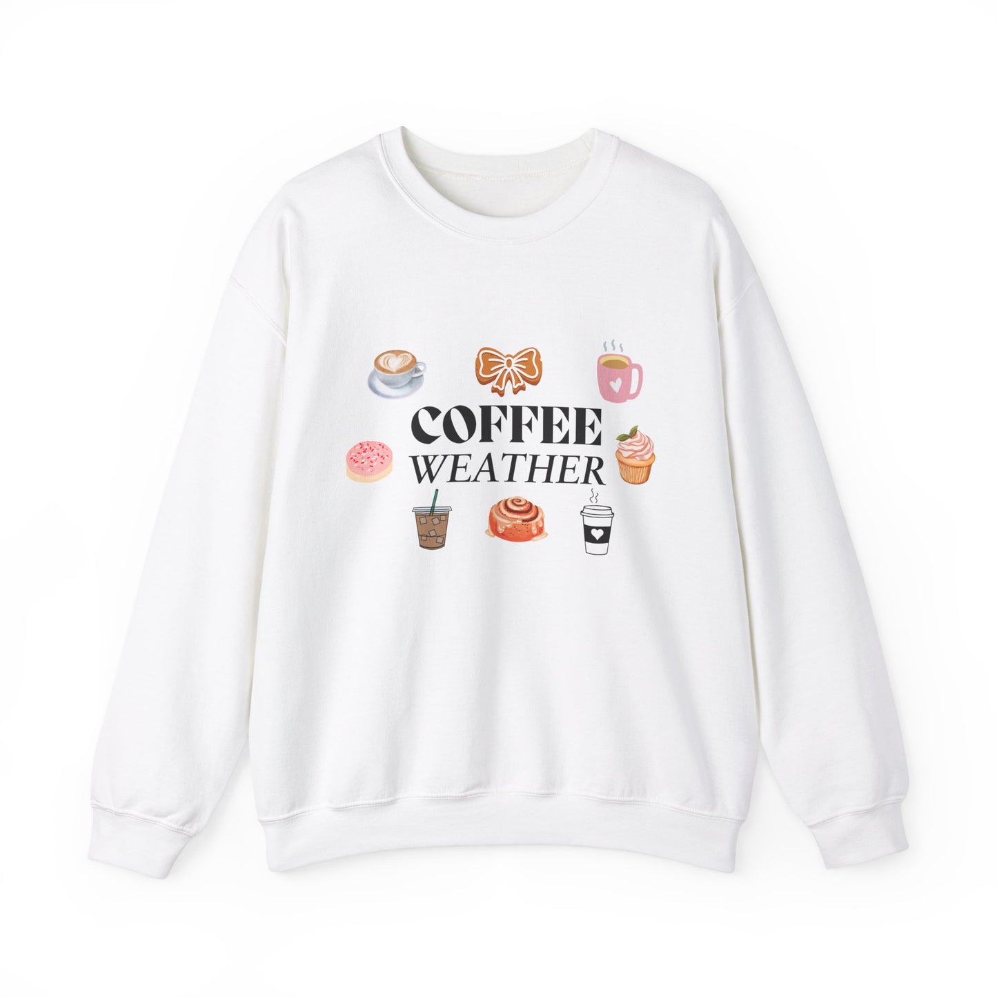 Coffee Weather Unisex Crewneck Sweatshirt - Perfect Cozy Apparel for Coffee Lovers