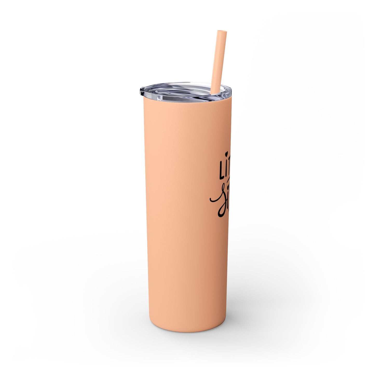 Little Sister Skinny Tumbler with Straw, 20oz - Perfect Gift for Siblings