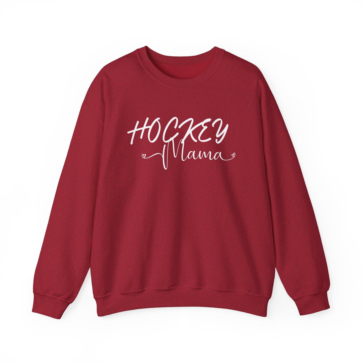 Hockey Mama Unisex Heavy Blend™ Crewneck Sweatshirt - Cozy Sportswear for Hockey Moms