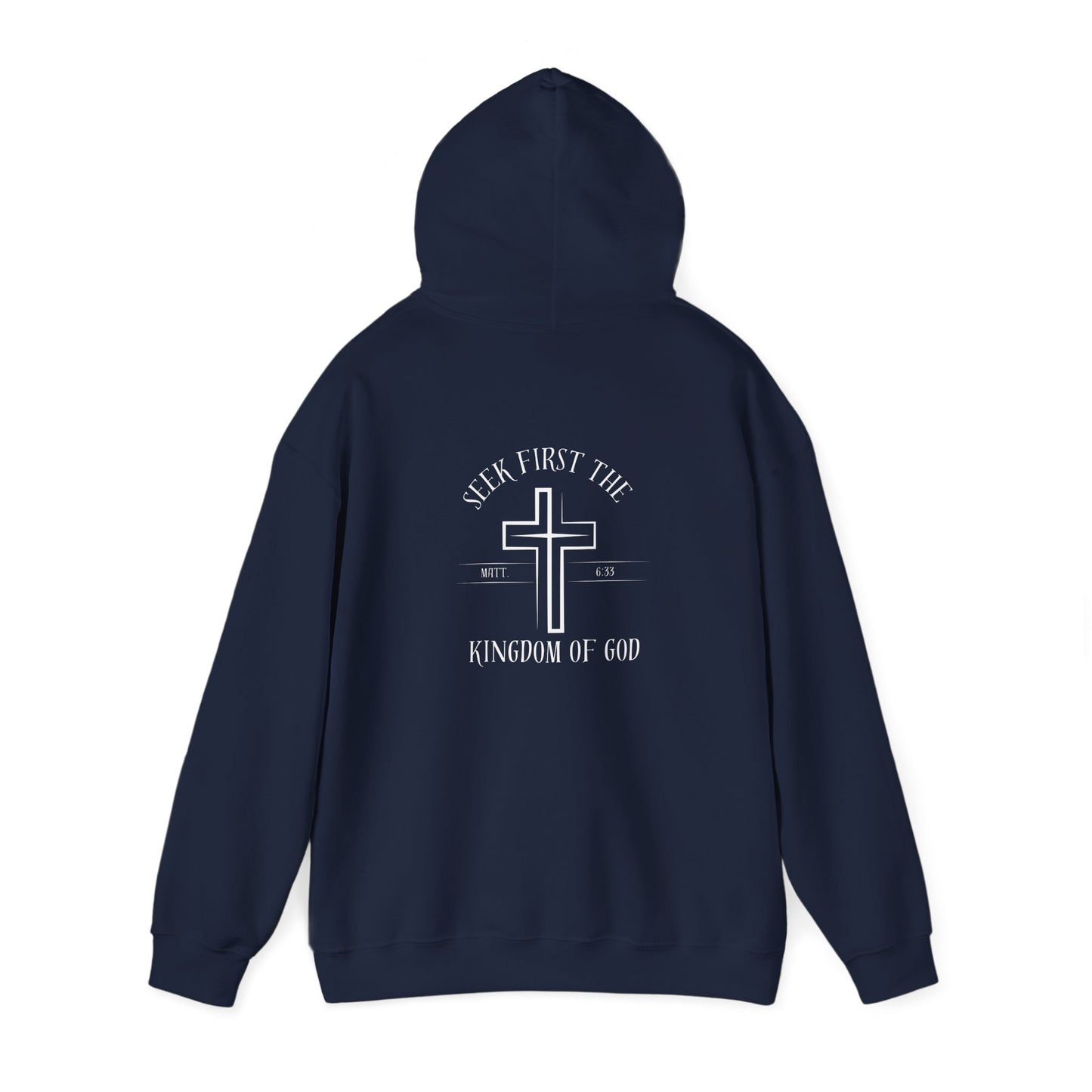 Faith-Inspired Unisex Hoodie - 'Seek First the Kingdom of God'