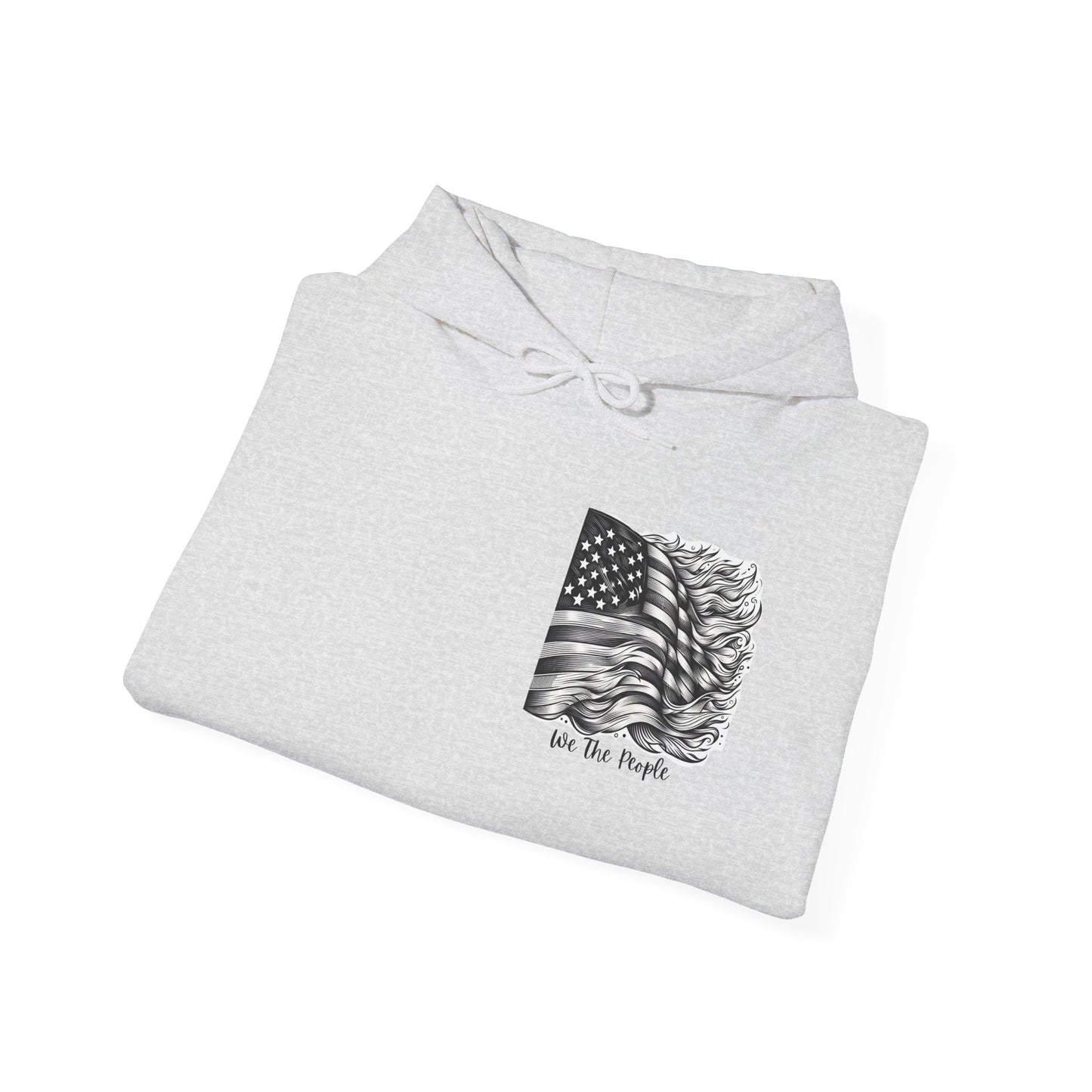 We The People - Unisex Heavy Blend™ Hooded Sweatshirt - Be the People American Flag Design