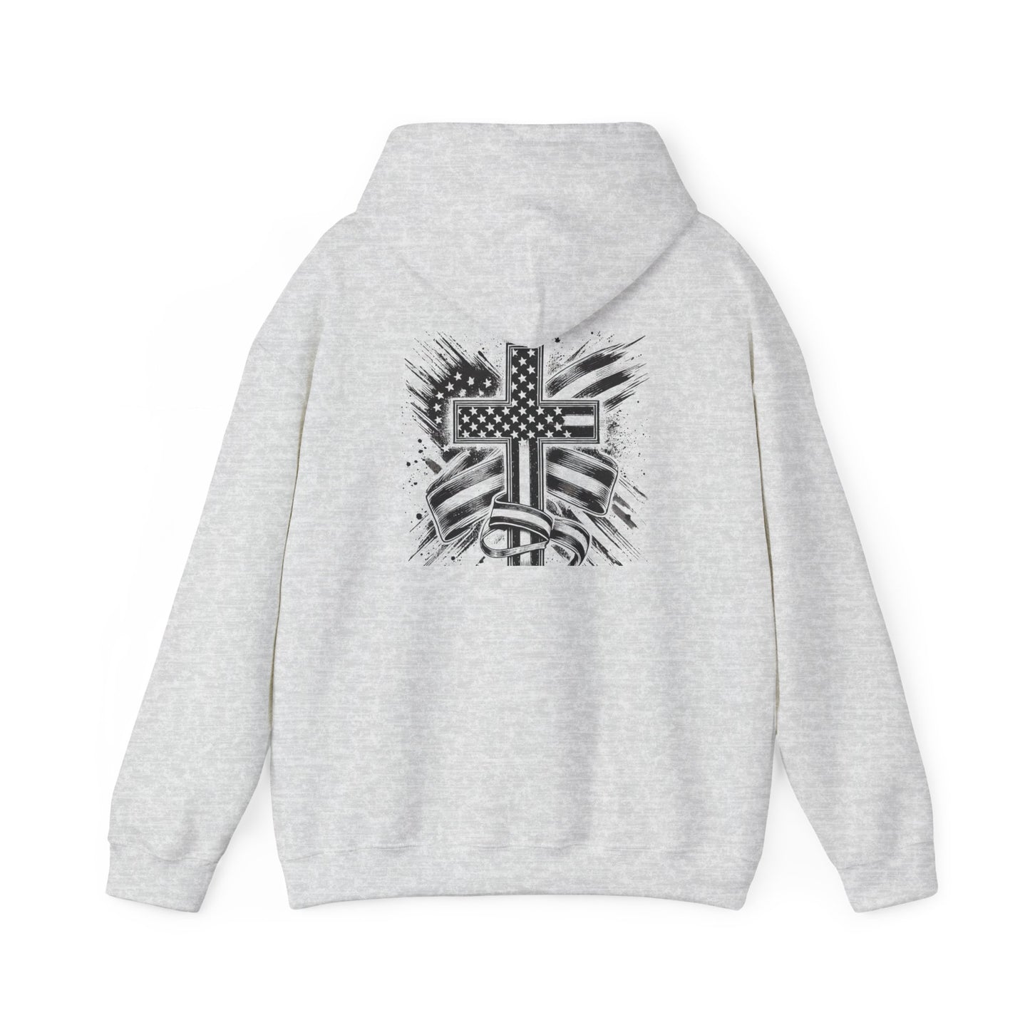 Faith & Freedom Unisex Heavy Blend™ Hooded Sweatshirt - Cozy, Stylish, Perfect for Holidays