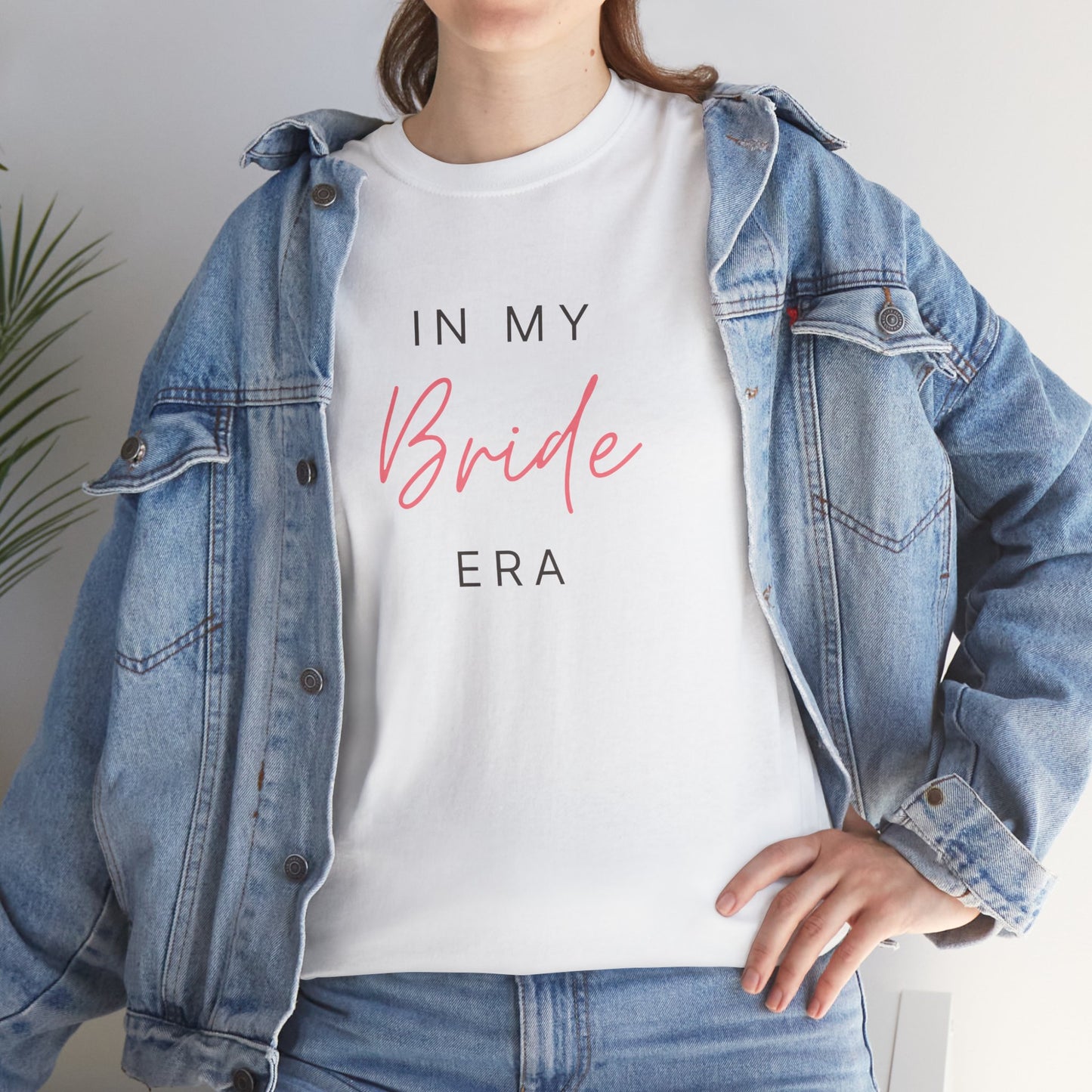 In My Bride Era Unisex Heavy Cotton Tee - Perfect for Bridal Showers and Bachelorette Parties