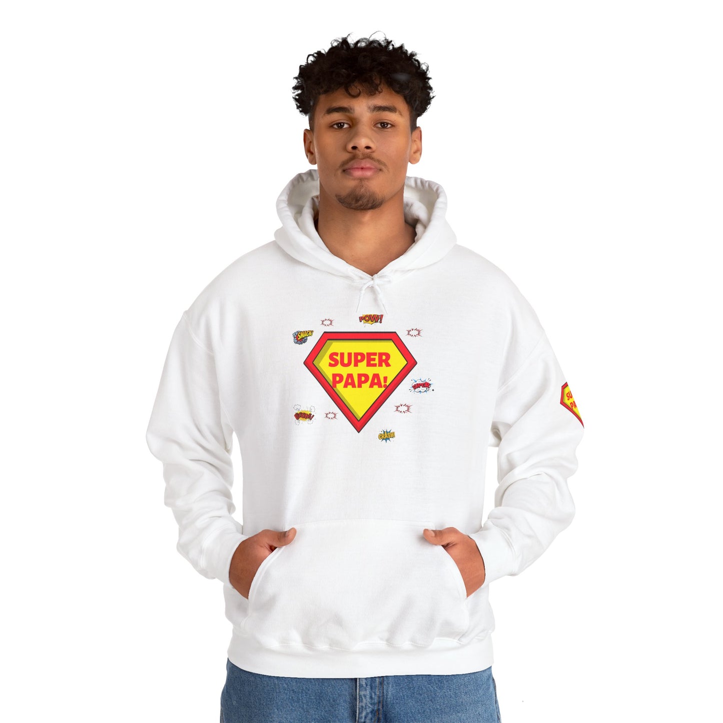 Super Papa! Hooded Sweatshirt - Unisex Heavy Blend™ for Dads