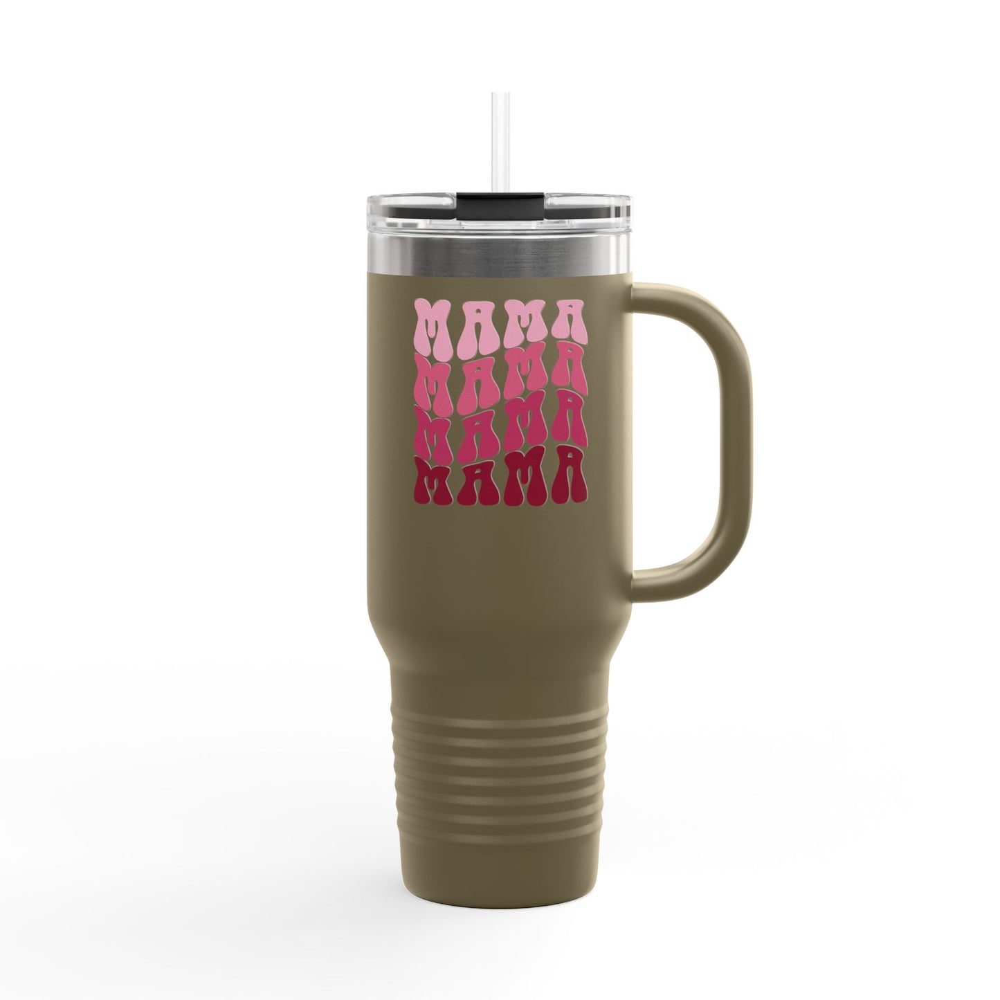 Pink Mama - 40oz with Fun Design, Perfect for Travel & Daily Commutes