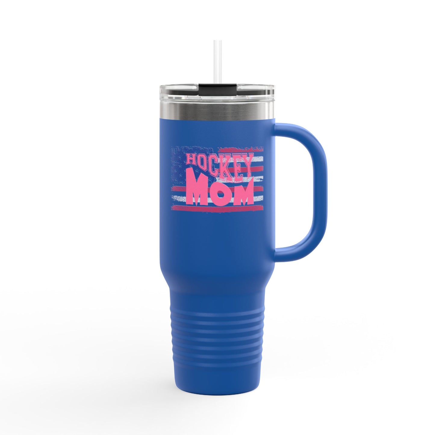 Hockey Mom America Insulated Travel Mug - 40oz | Perfect Gift for Sports Enthusiasts