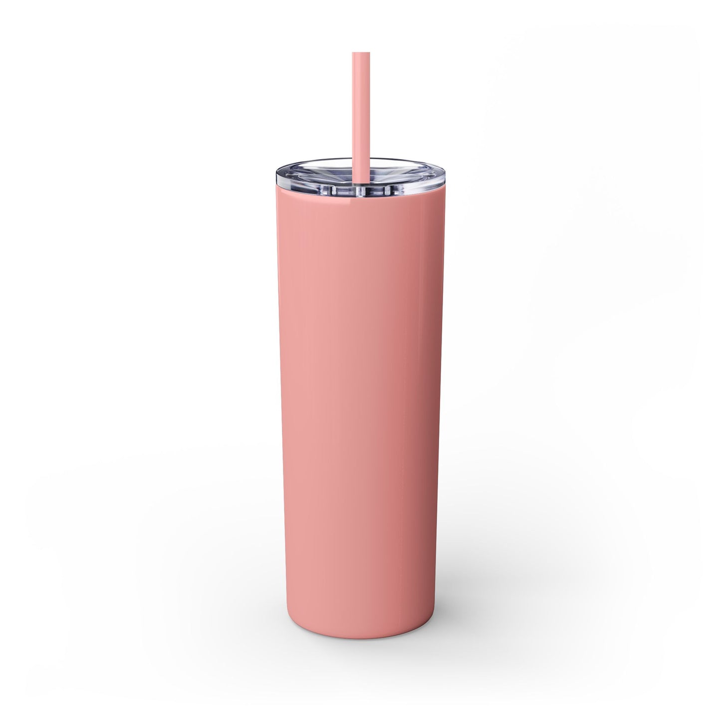 Hugs & Kisses Skinny Tumbler with Straw - 20oz Love Drinkware