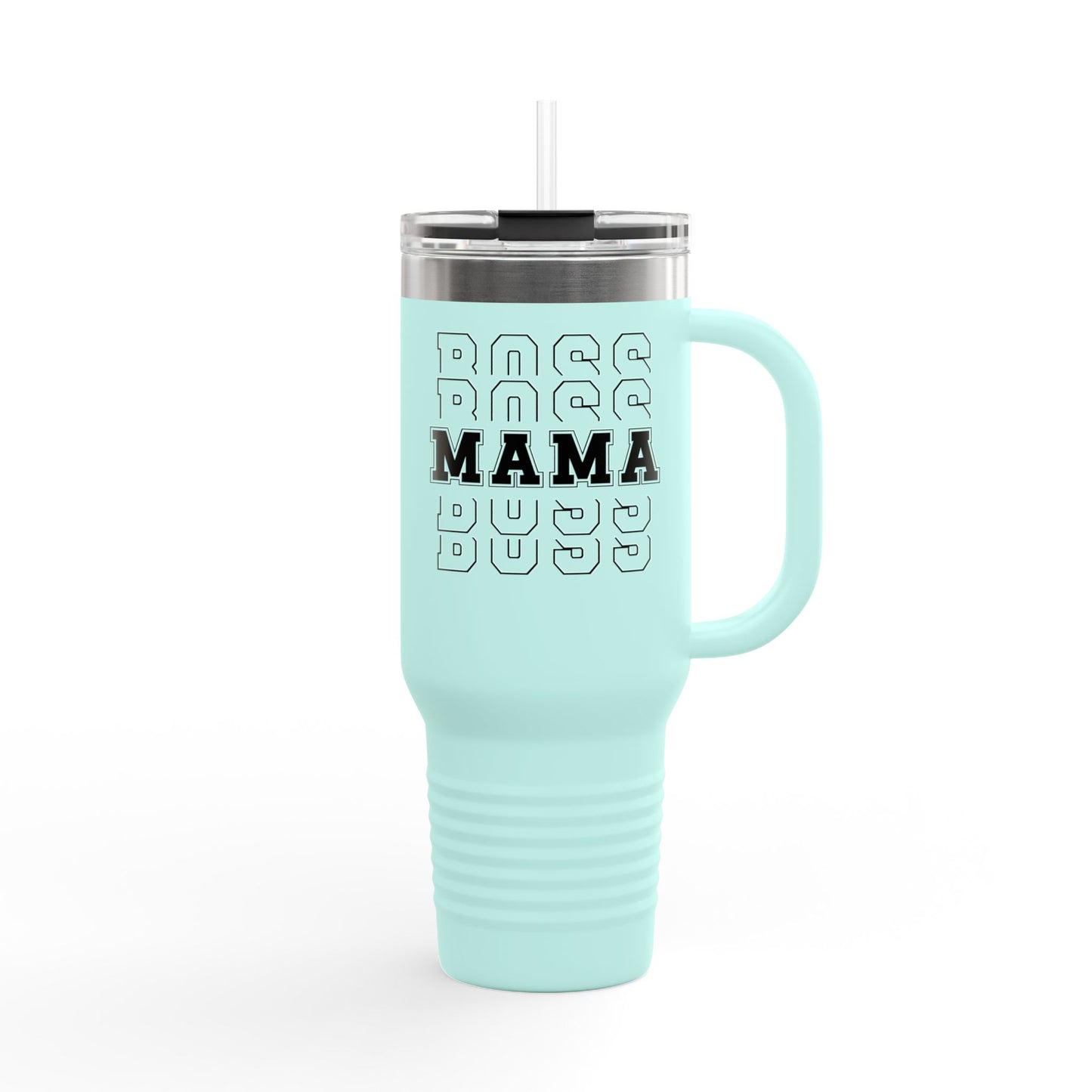 Boss Mama Insulated Travel Mug 40oz - Perfect for Moms on the Go!