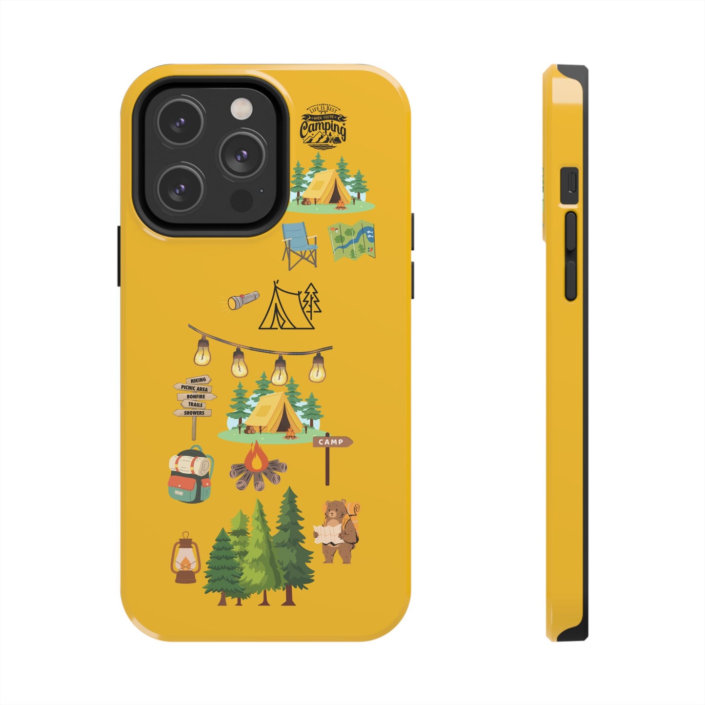 Adventure Vibe Tough Phone Case with Nature Designs