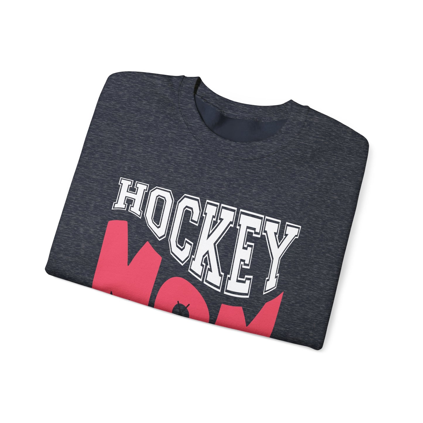 Hockey Mom Unisex Heavy Blend Crewneck Sweatshirt - Perfect Gift for Sports Enthusiasts