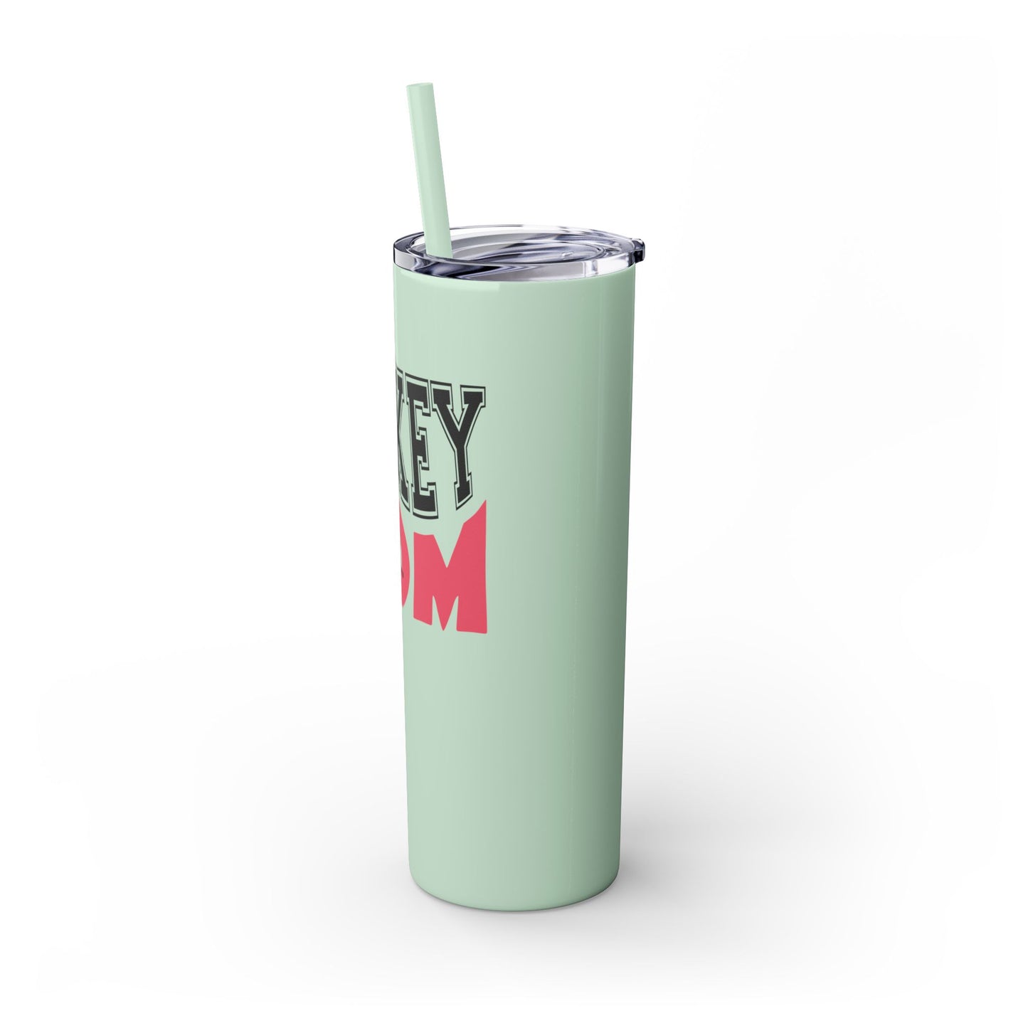 Hockey Mom 20oz Skinny Tumbler with Straw - Perfect Gift for Sports Enthusiasts