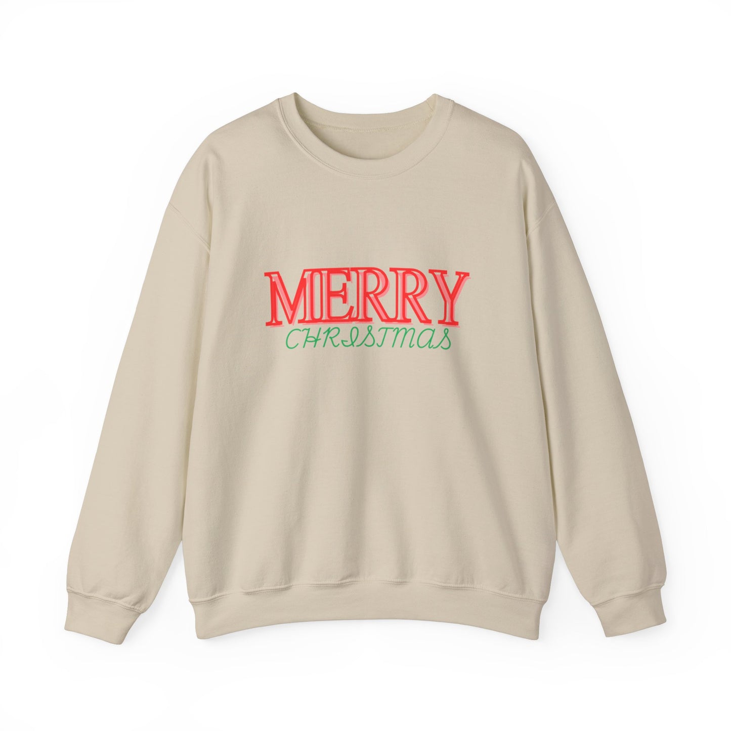 Merry Christmas Sweatshirt - Unisex Heavy Blend™ Crewneck for Festive Comfort