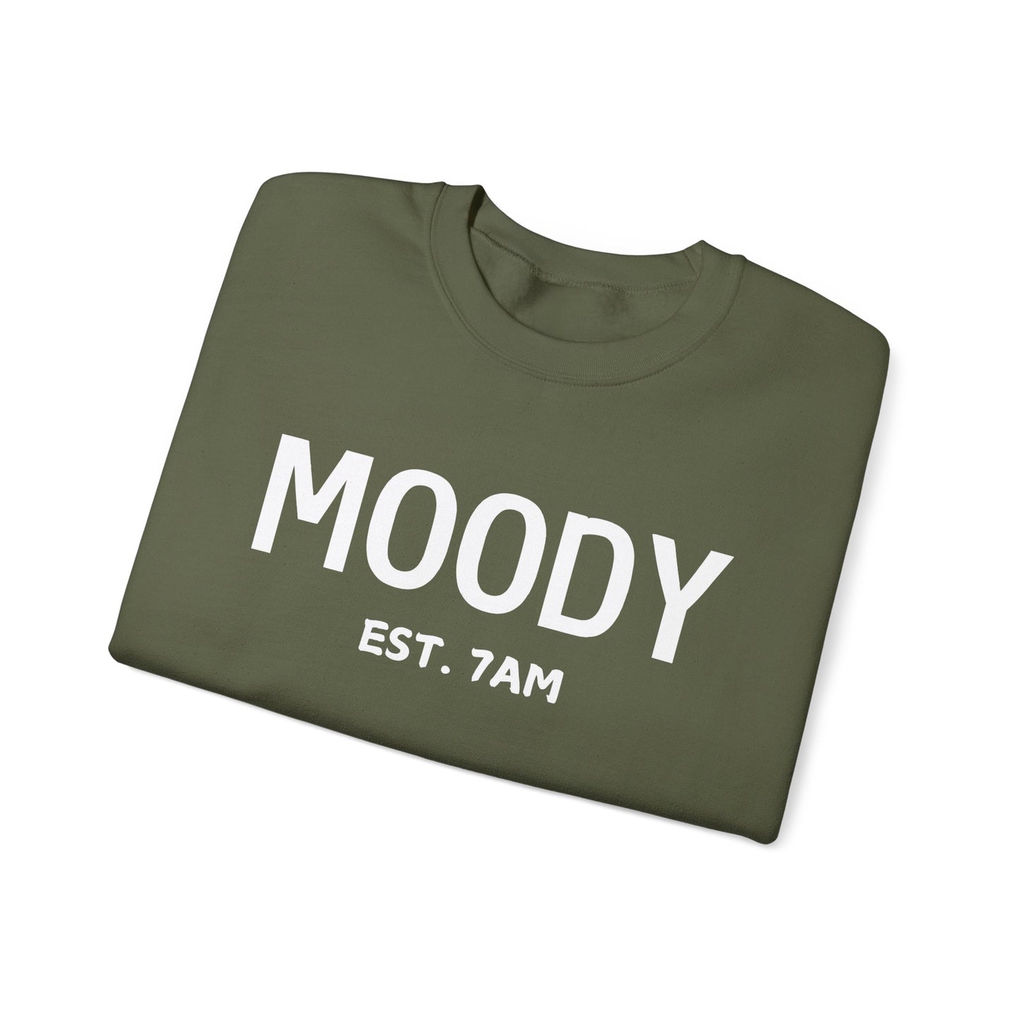 Moody - Unisex Crewneck Sweatshirt - EST. 7AM