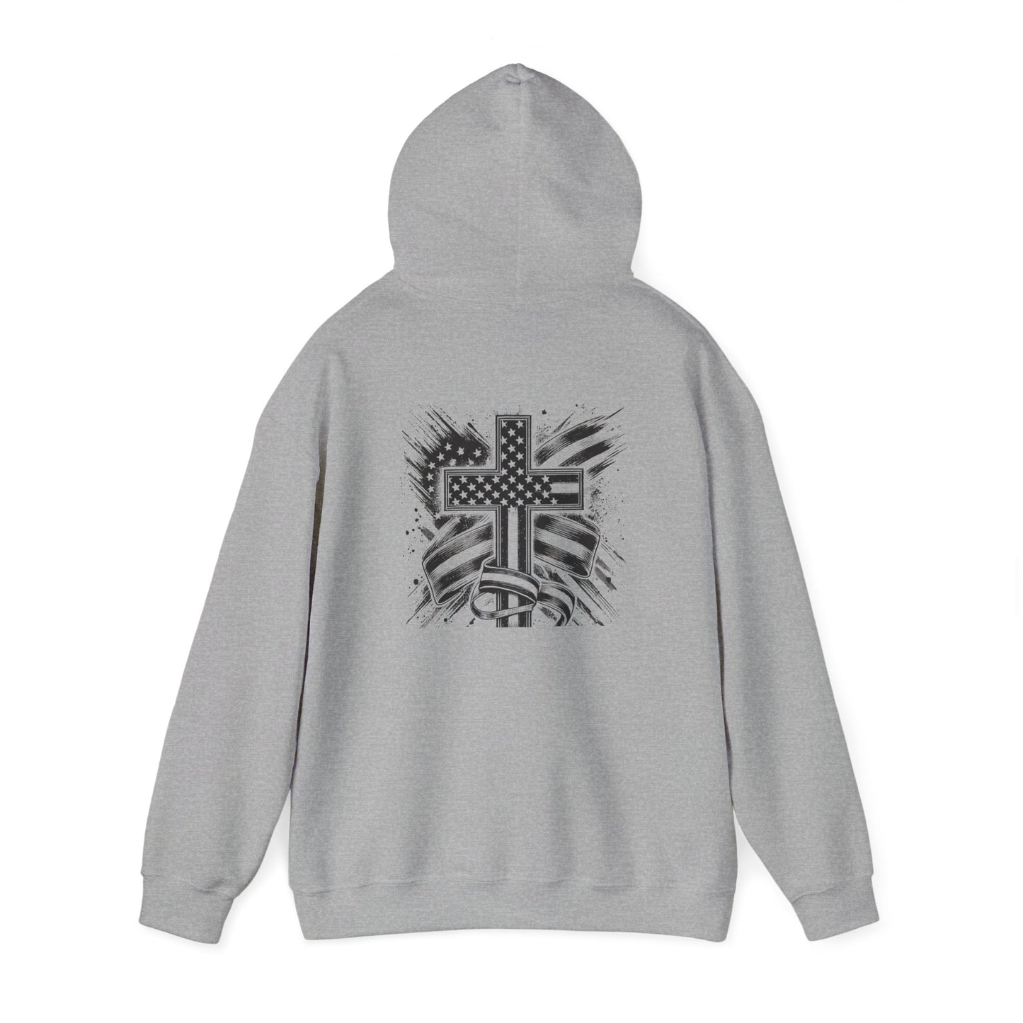 Faith & Freedom Unisex Heavy Blend™ Hooded Sweatshirt - Cozy, Stylish, Perfect for Holidays