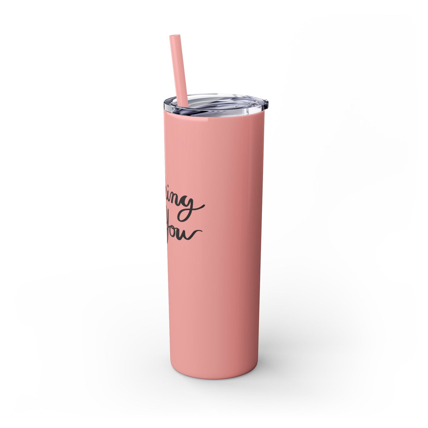 Thoughtful Thinking of You Skinny Tumbler with Straw - 20oz