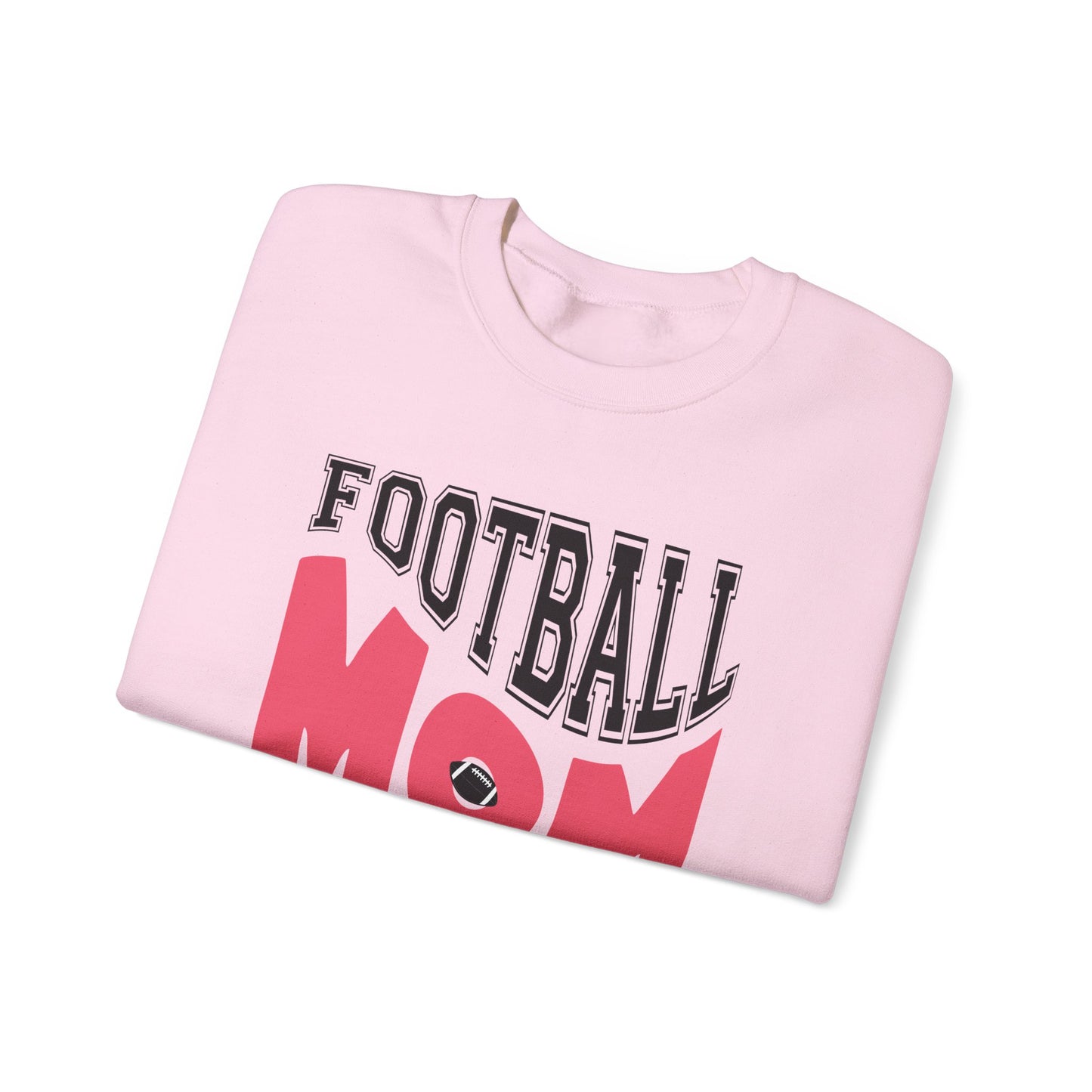 Football Mom Unisex Heavy Blend Crewneck Sweatshirt | Perfect Gift for Game Day