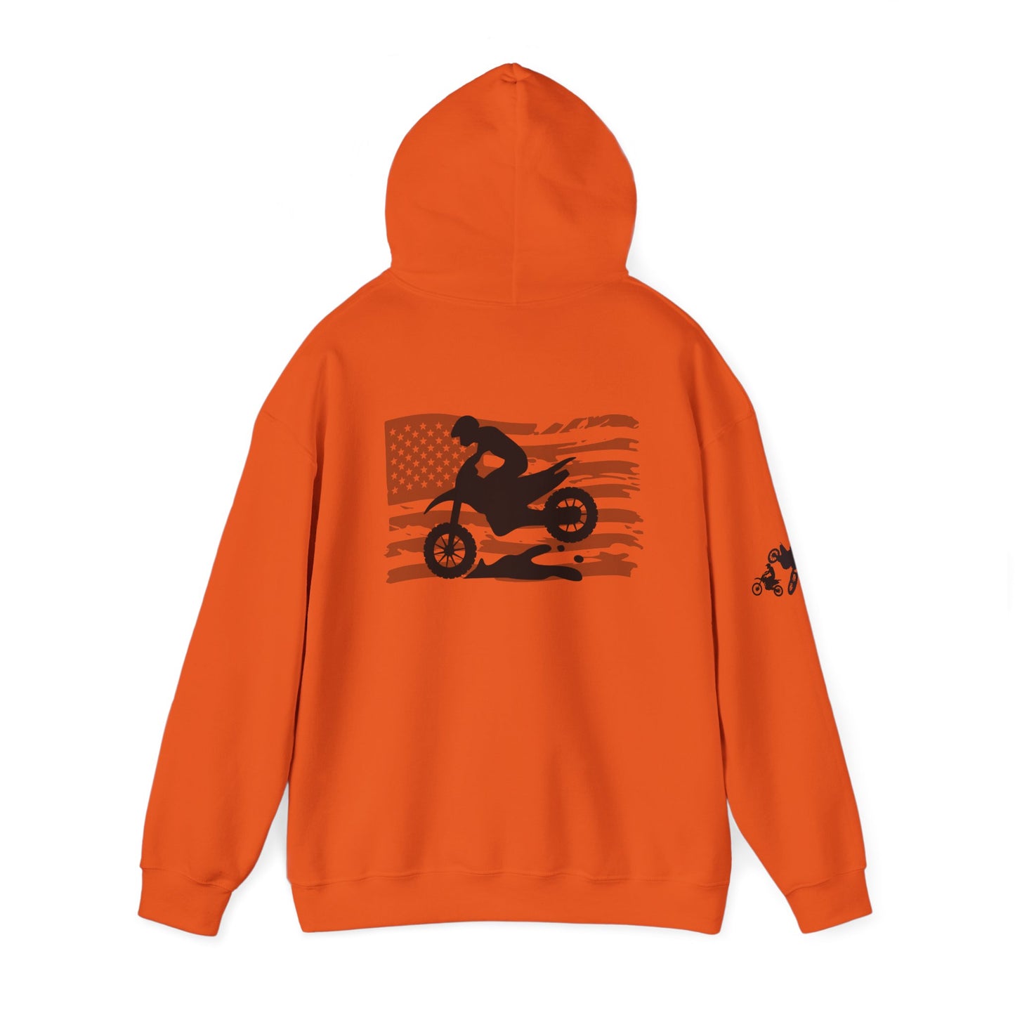 Race Dad Unisex Heavy Blend™ Hoodie - Perfect Gift for Motorbike Enthusiasts