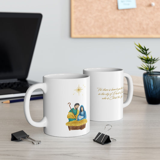 Inspirational Ceramic Mug - Motivational Jesus Quote for Daily Joy