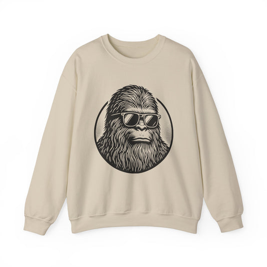 Chill Sasquatch Unisex Heavy Blend™ Crewneck Sweatshirt - Comfortable and Fun Design for Outdoor Enthusiasts