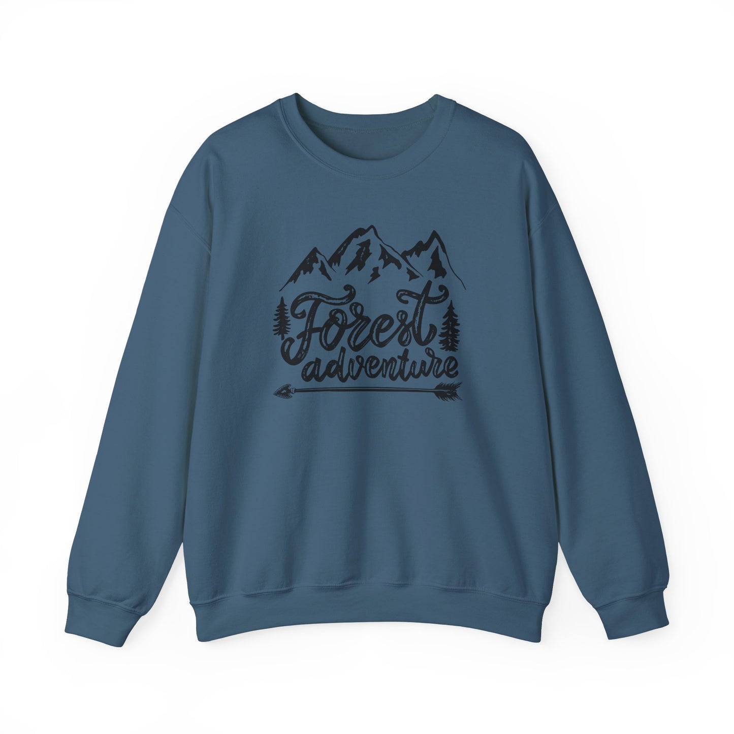 Forest Adventure Unisex Heavy Blend Crewneck Sweatshirt | Perfect for Outdoor Lovers