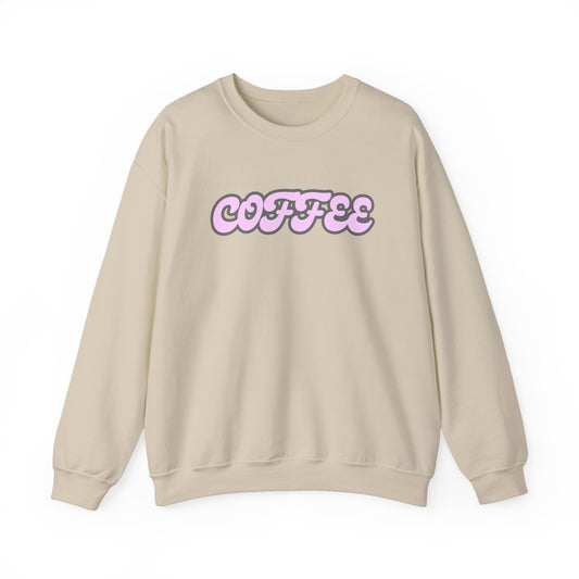 Coffee Lover pink ink - Unisex Crewneck Sweatshirt | Cozy & Stylish Apparel