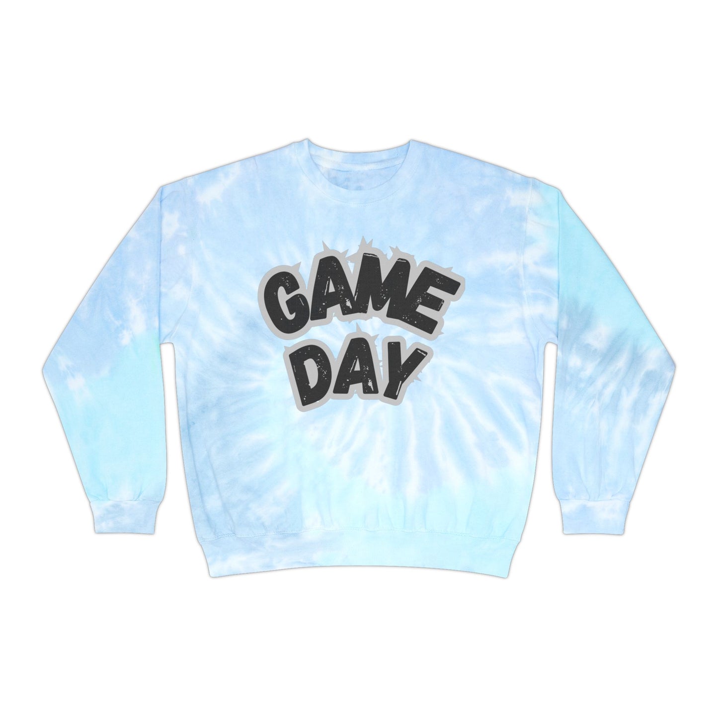 Unisex Tie-Dye Sweatshirt - 'Game Day' Comfort Apparel for Sports Fans