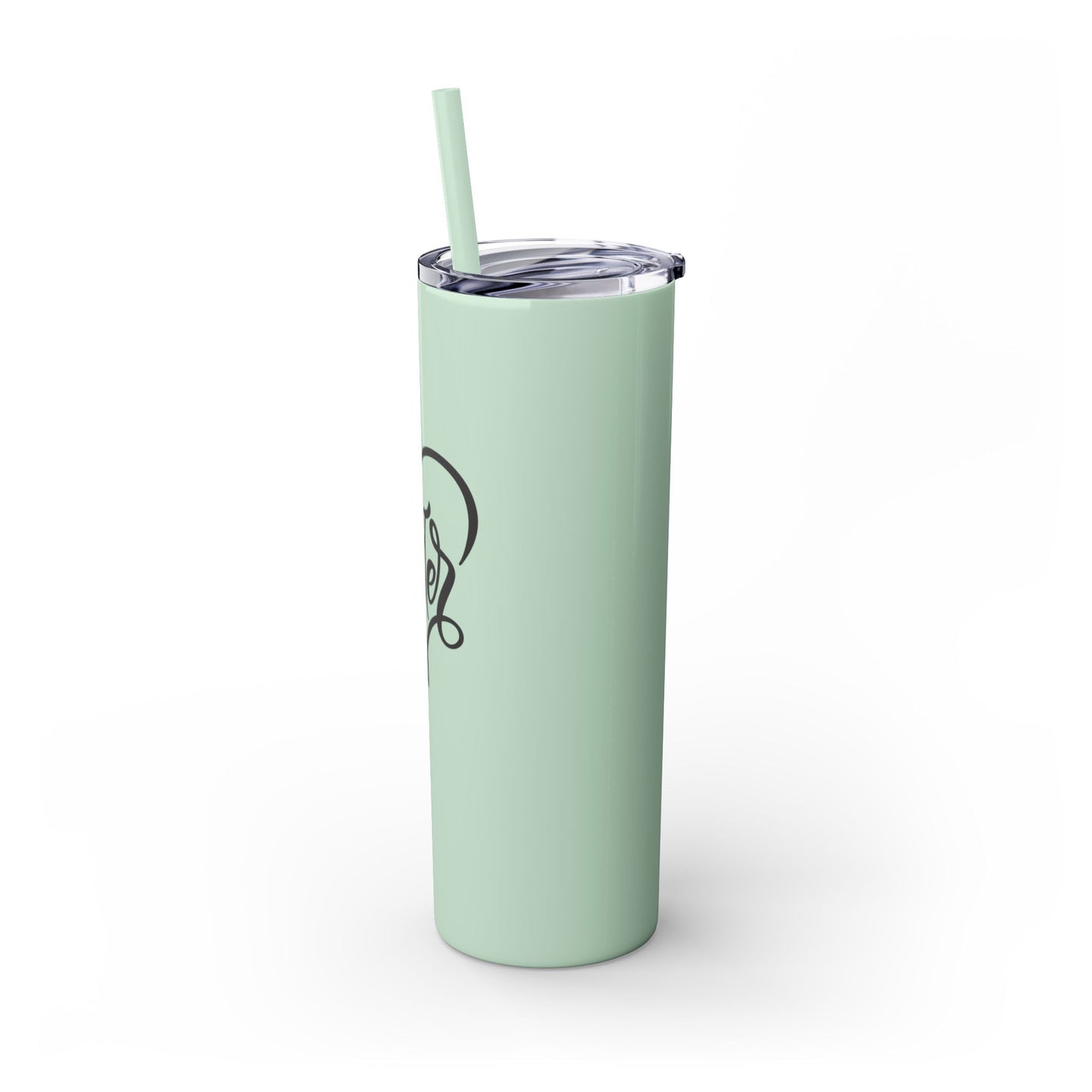 Sister Love Skinny Tumbler with Straw - 20oz Travel Mug