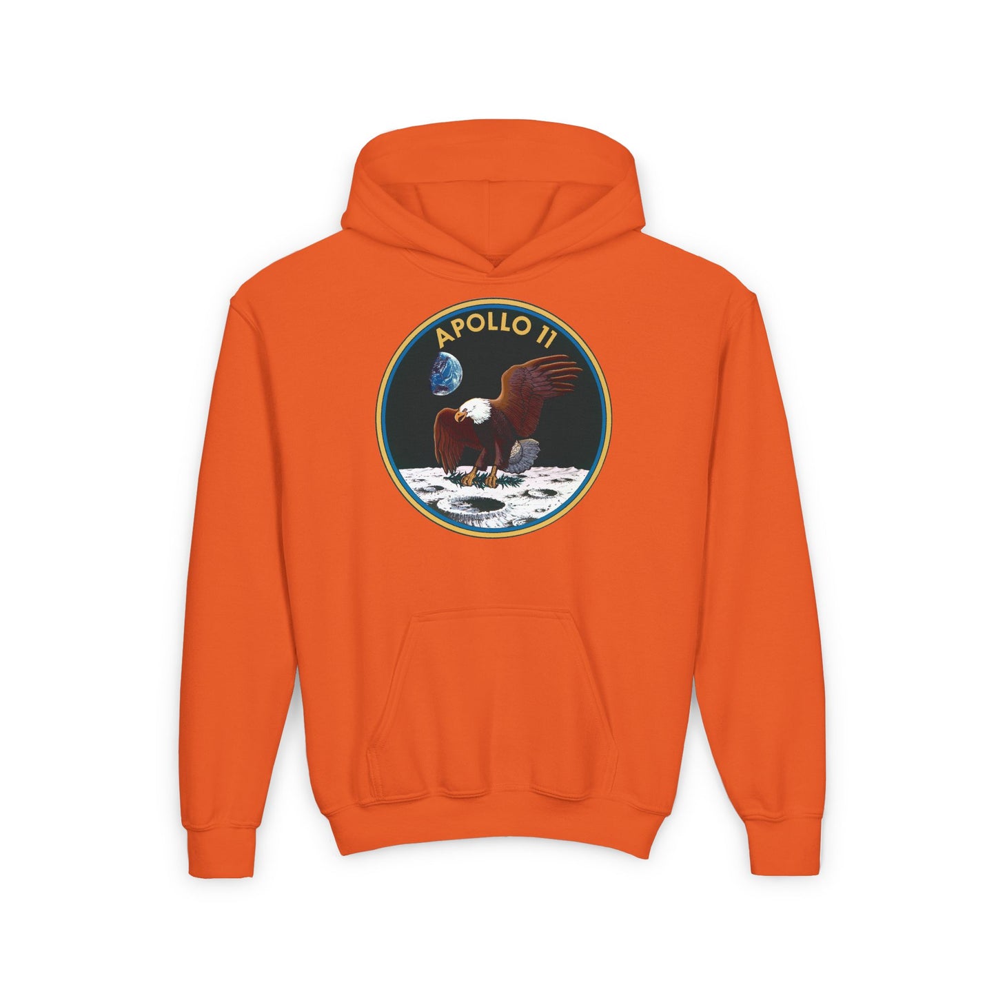 Apollo II Eagle Youth Hoodie - Space Exploration Design