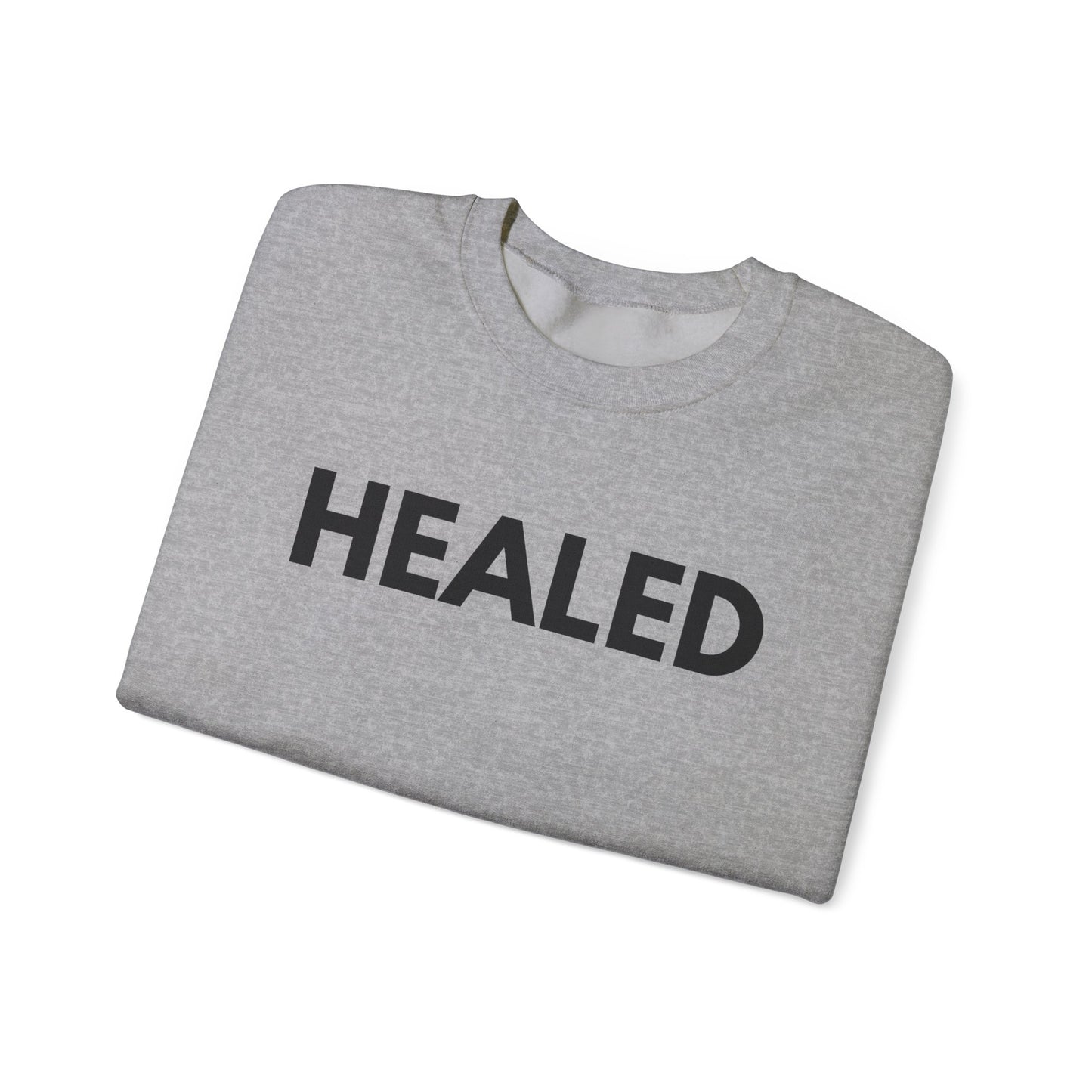 Healed Godly Unisex Heavy Blend™ Crewneck Sweatshirt - Cozy Comfort for Self-Care and Recovery