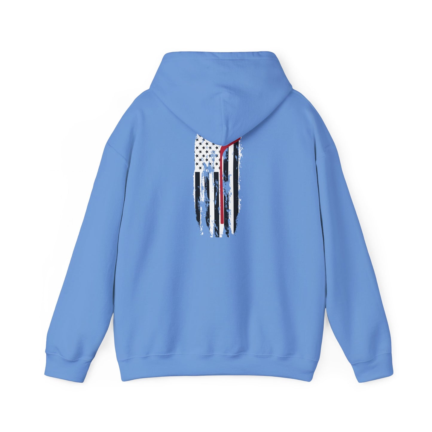 Hockey America Dad Unisex Hooded Sweatshirt - Patriotic Sportswear