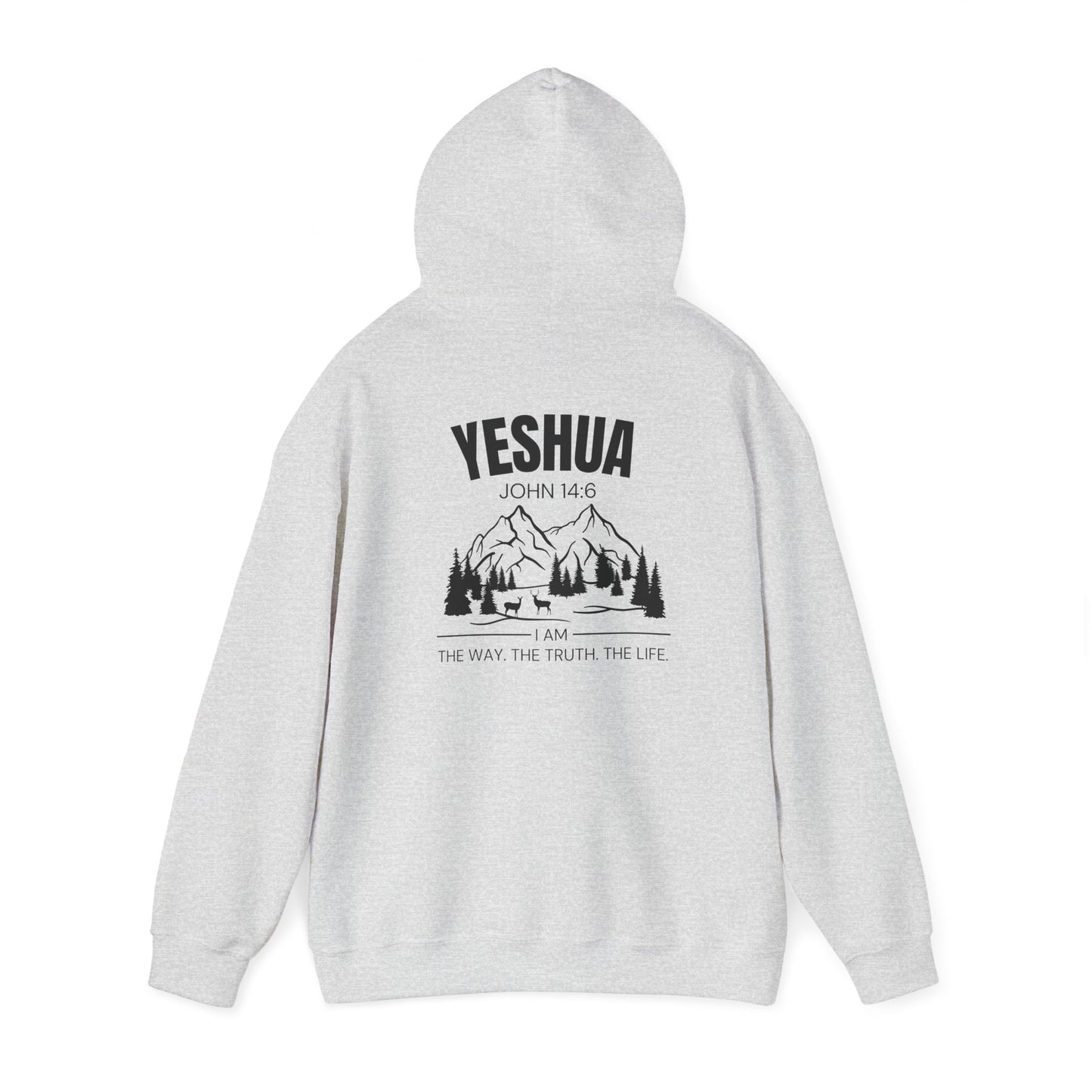 Inspirational Yeshua Unisex Heavy Blend™ Hoodie - John 14:6