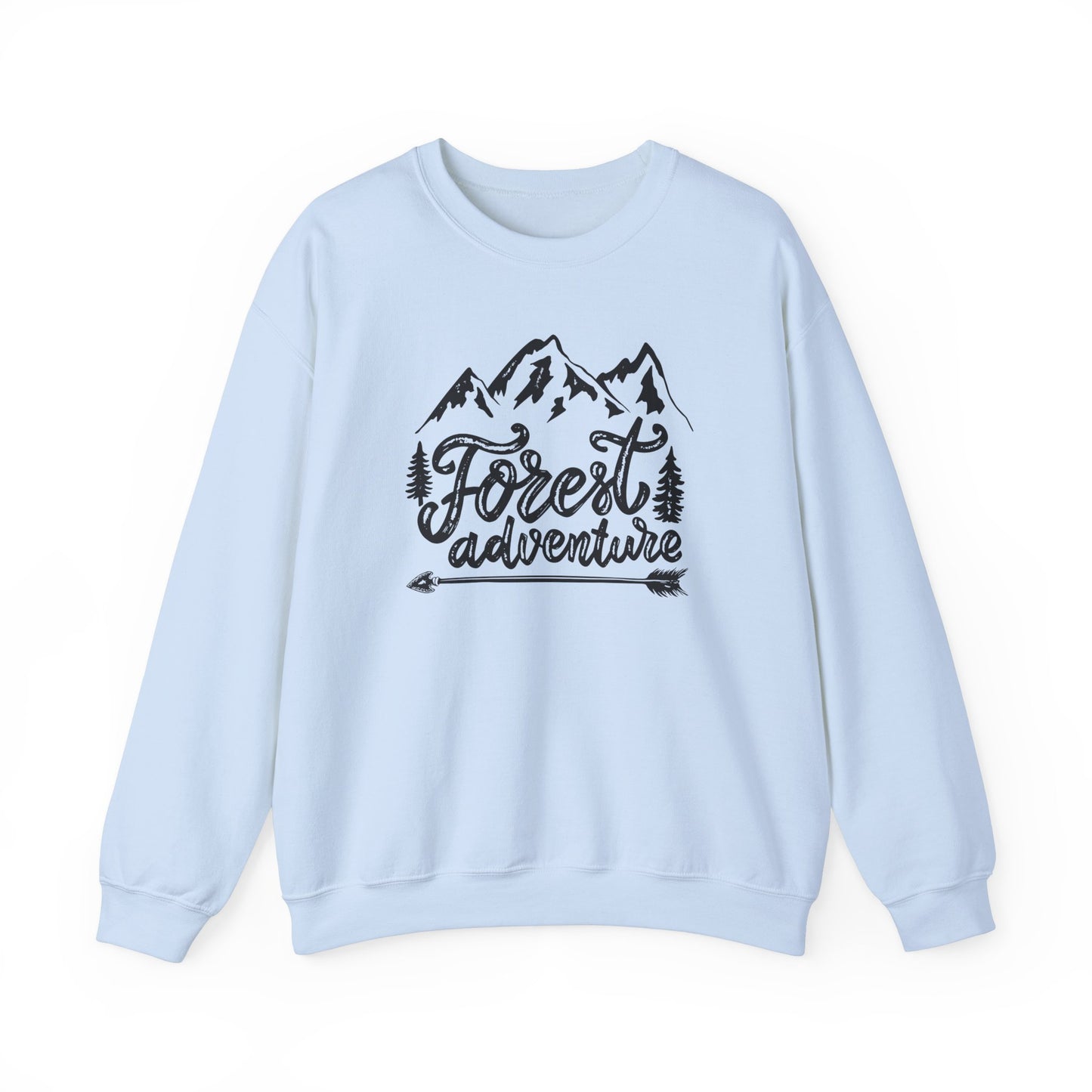 Forest Adventure Unisex Heavy Blend Crewneck Sweatshirt | Perfect for Outdoor Lovers