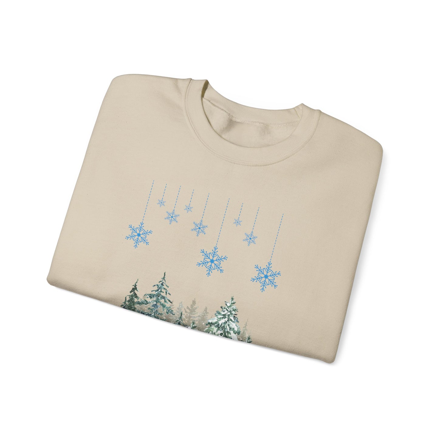 Winter Wonderland Penguin & Snowman Crewneck Sweatshirt