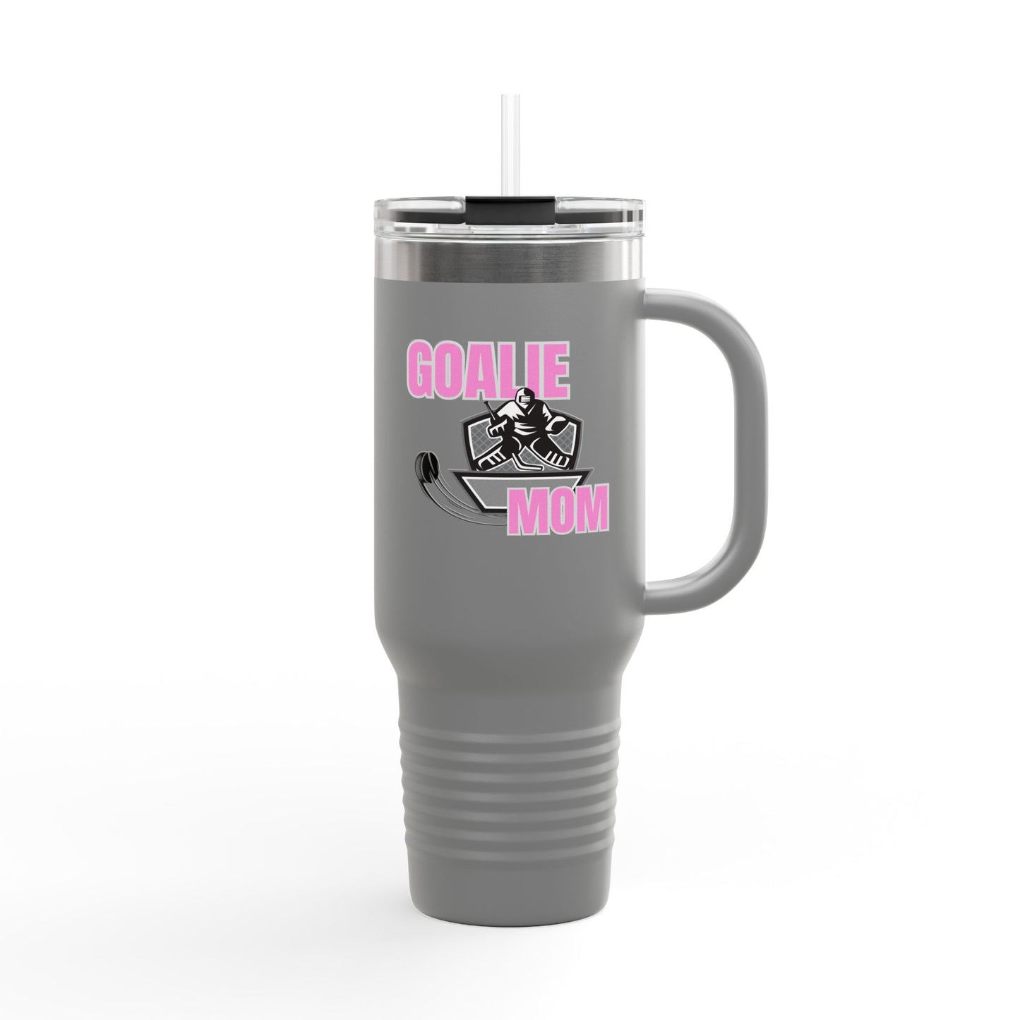 Goalie Mom Insulated Travel Mug - 40oz | Perfect for Sports Moms & On-the-Go Coffee Lovers