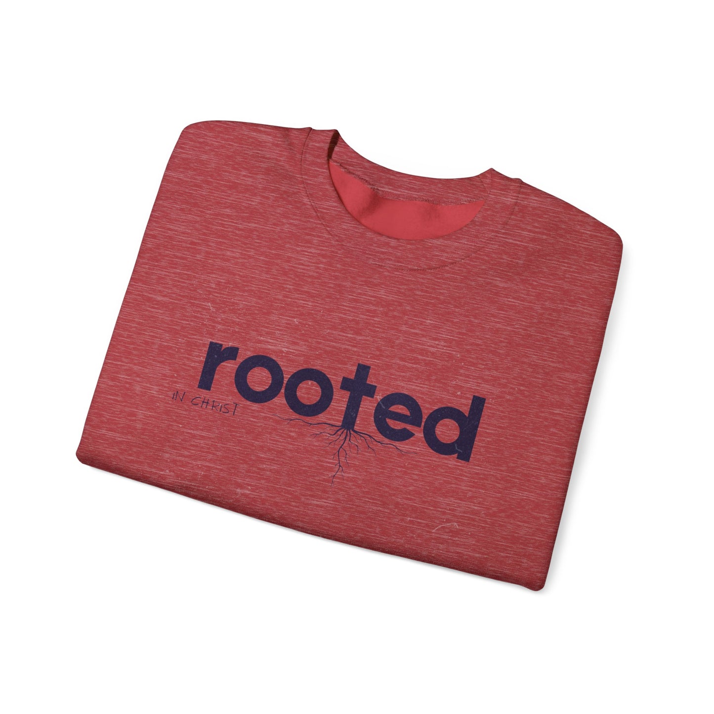 Rooted in Christ Sweatshirt - Unisex Heavy Blend™ Crewneck