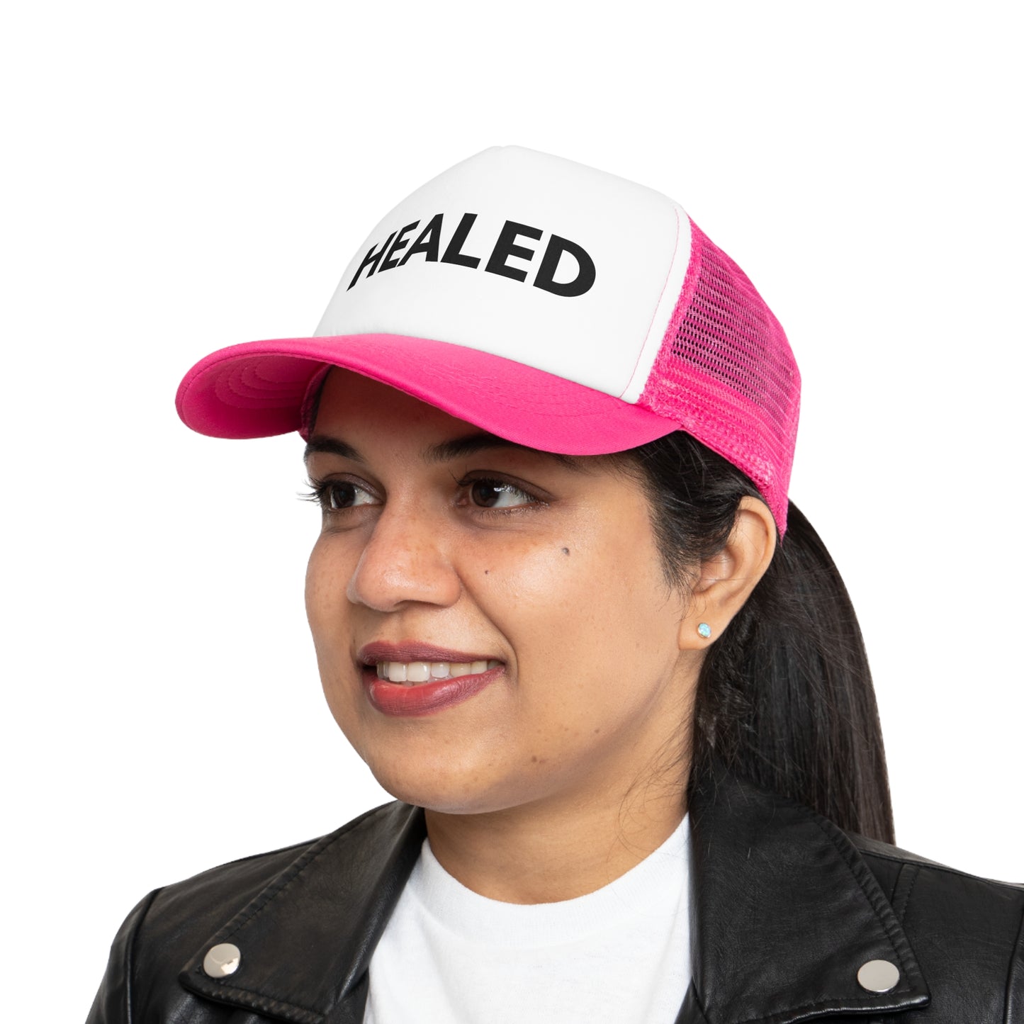 Inspirational Mesh Cap - 'HEALED' Adjustable Trucker Hat for Everyday Empowerment