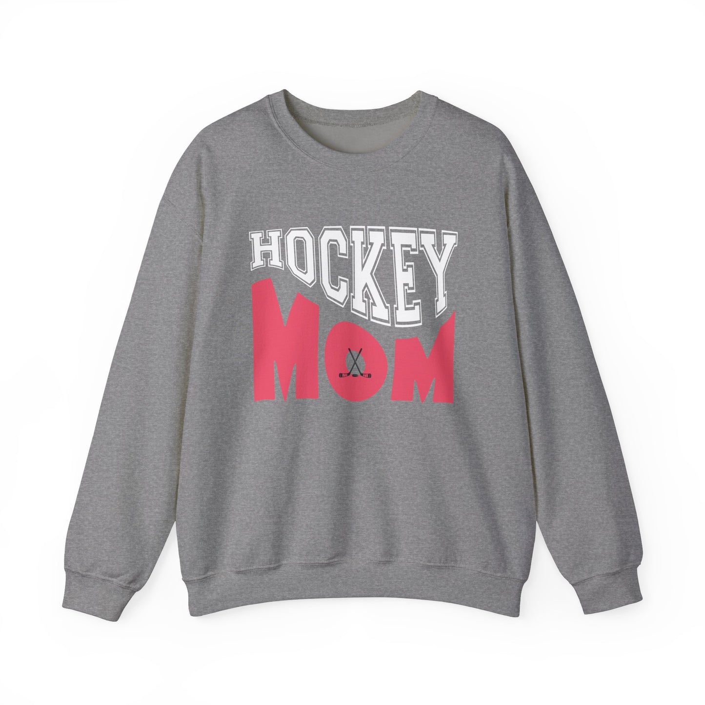 Hockey Mom Unisex Heavy Blend Crewneck Sweatshirt - Perfect Gift for Sports Enthusiasts