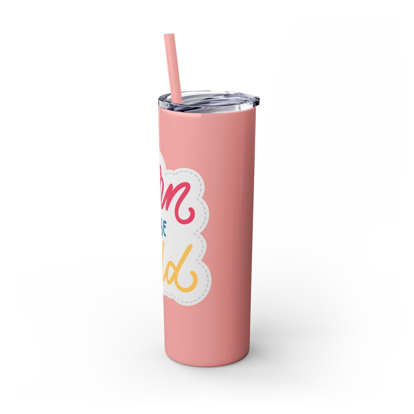 Born to be Wild 20oz Skinny Tumbler with Straw - Fun and Stylish Drinkware