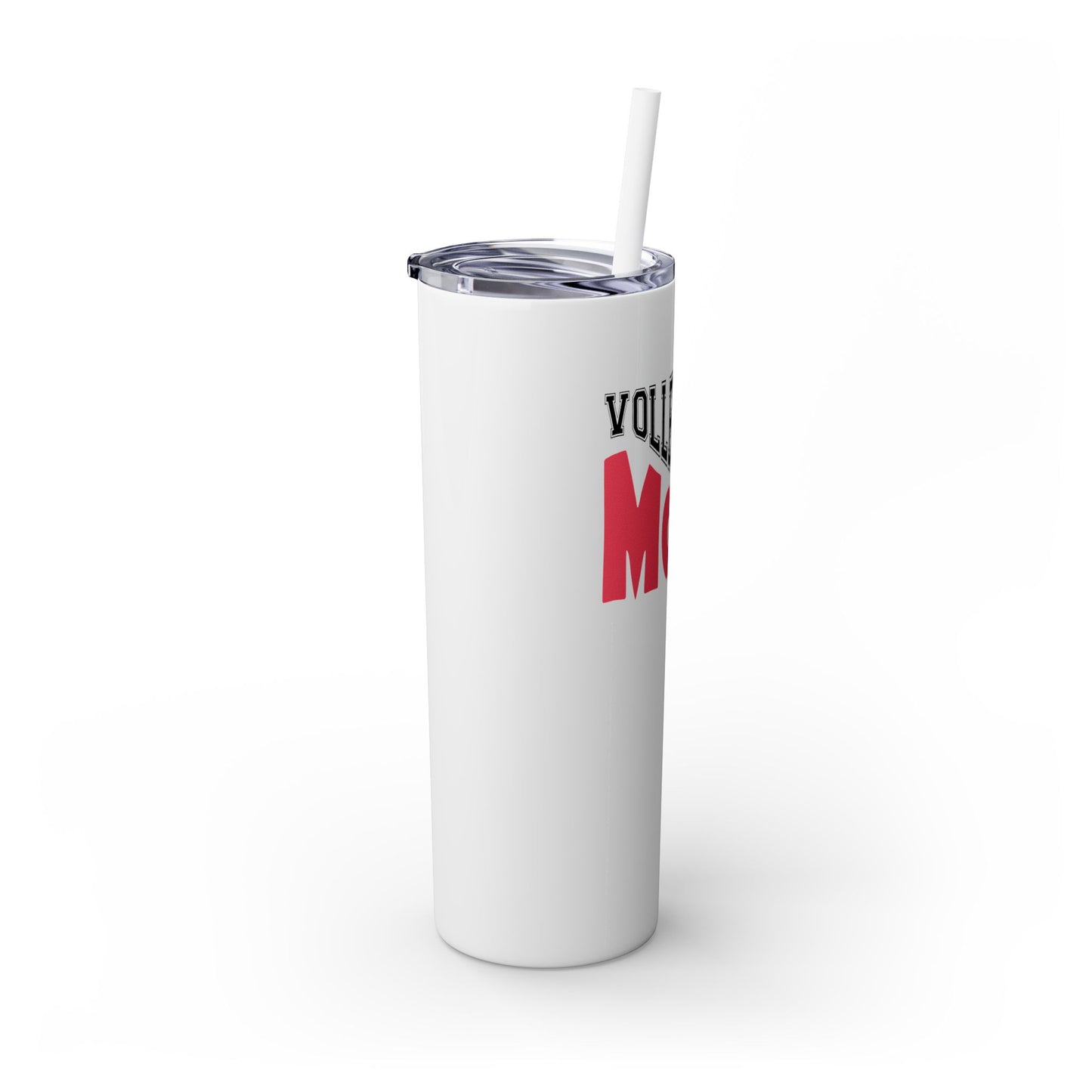 Volleyball Mom Skinny Tumbler with Straw - 20oz