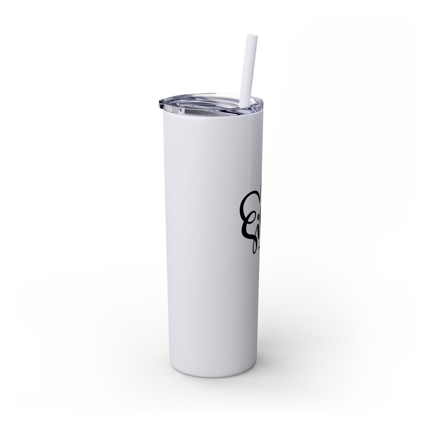 Sister Love Skinny Tumbler with Straw - 20oz Travel Mug