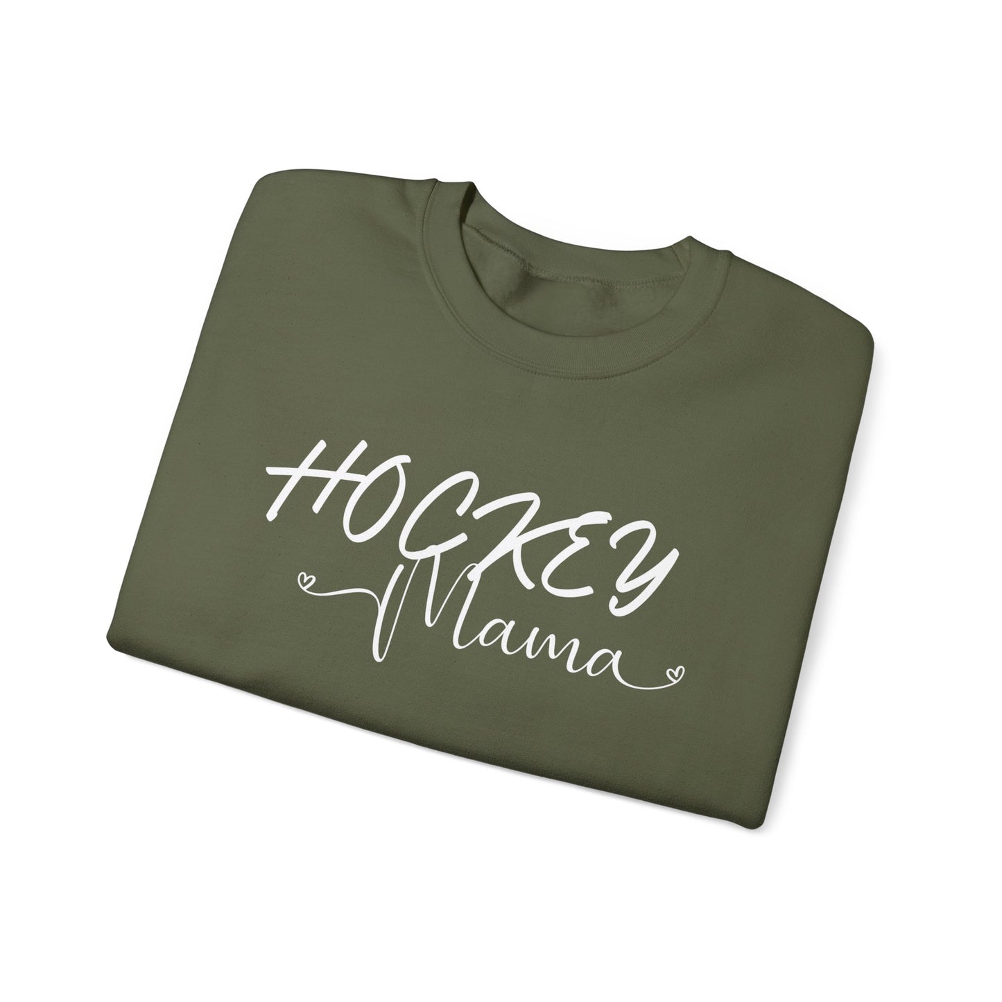 Hockey Mama Unisex Heavy Blend™ Crewneck Sweatshirt - Cozy Sportswear for Hockey Moms