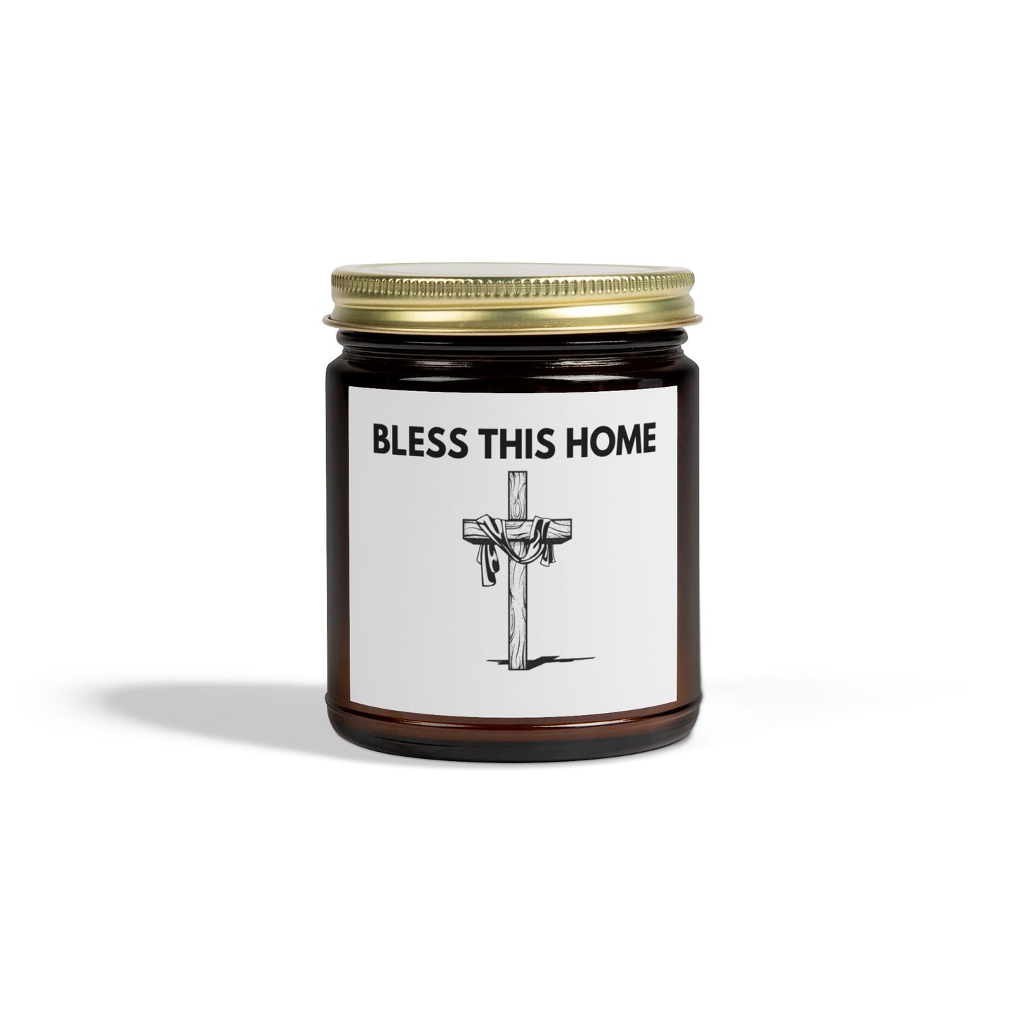 Bless This Home Scented Candle – Coconut Apricot Wax (4oz, 9oz)