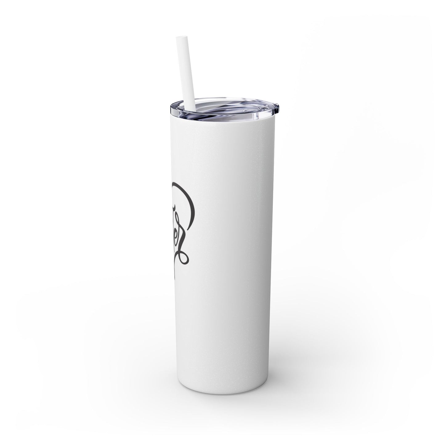 Sister Love Skinny Tumbler with Straw - 20oz Travel Mug