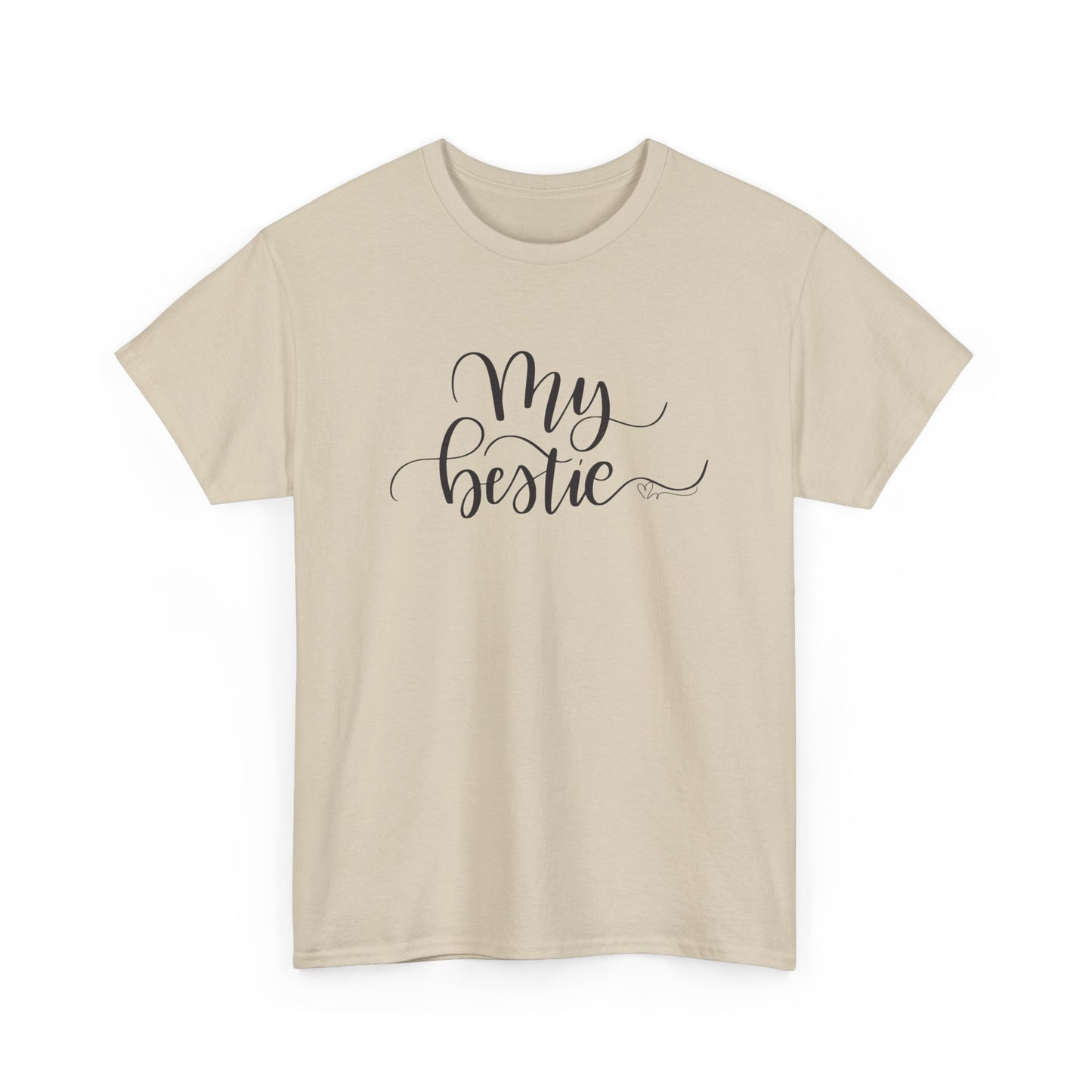 My Bestie Unisex Heavy Cotton Tee - Perfect Gift for Friends!