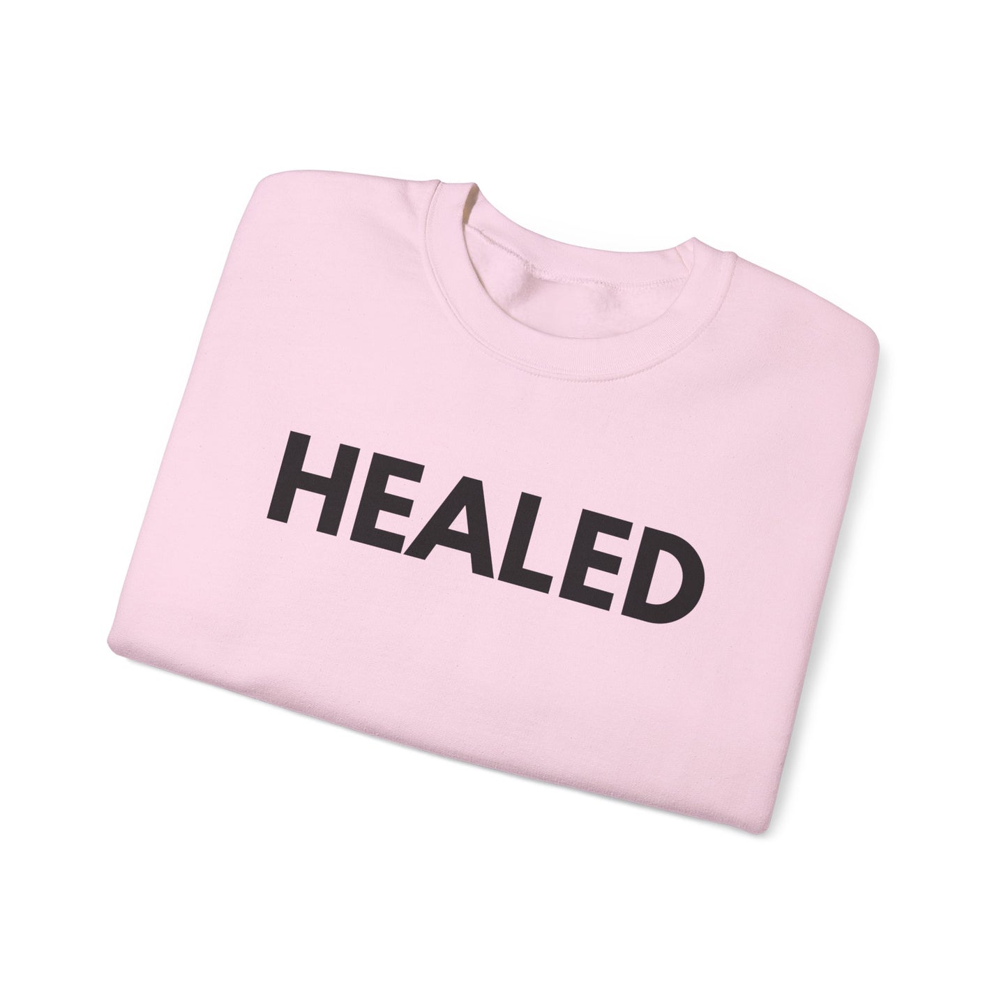 Healed Godly Unisex Heavy Blend™ Crewneck Sweatshirt - Cozy Comfort for Self-Care and Recovery