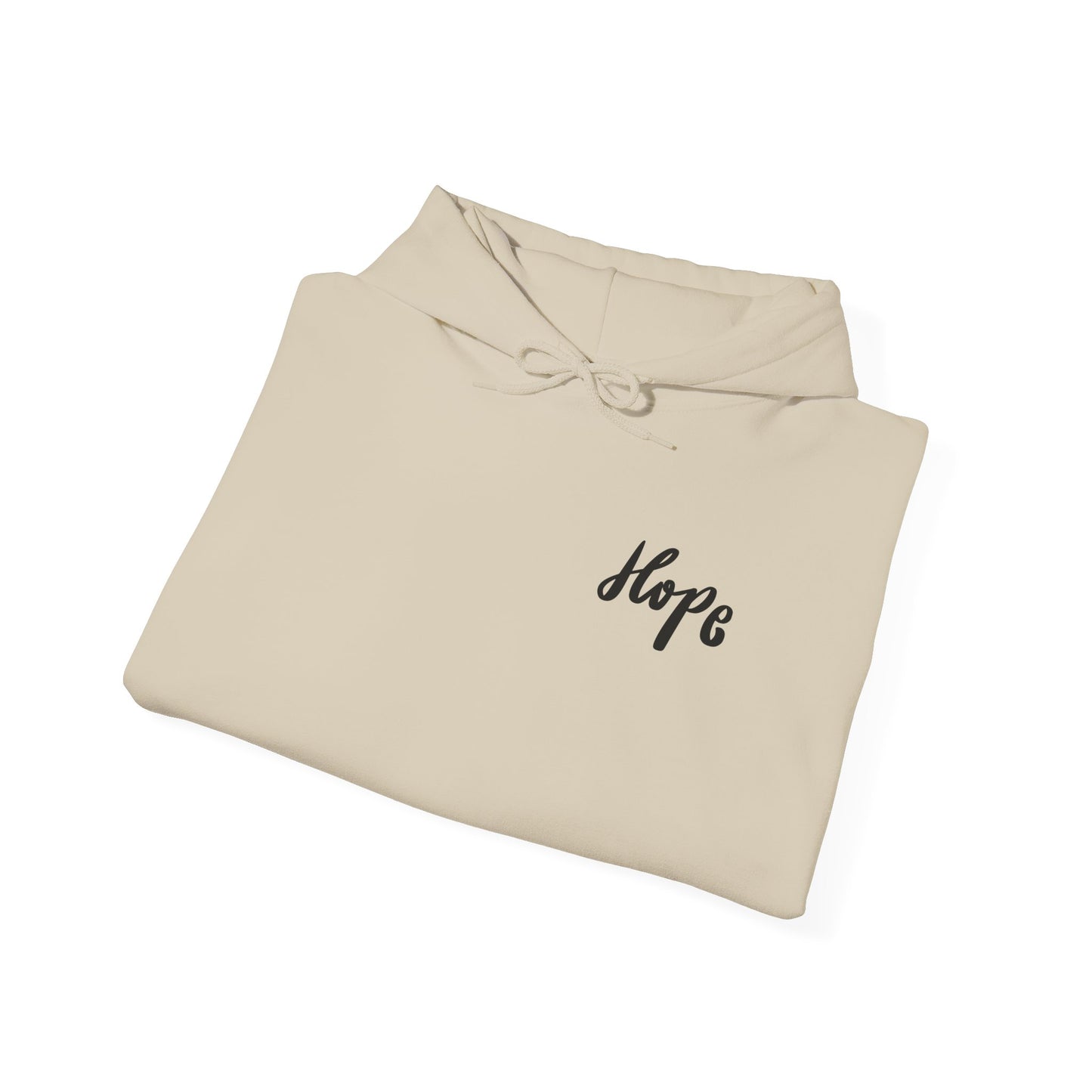 Hope & Faith Unisex Hooded Sweatshirt | Inspirational Graphic Hoodie